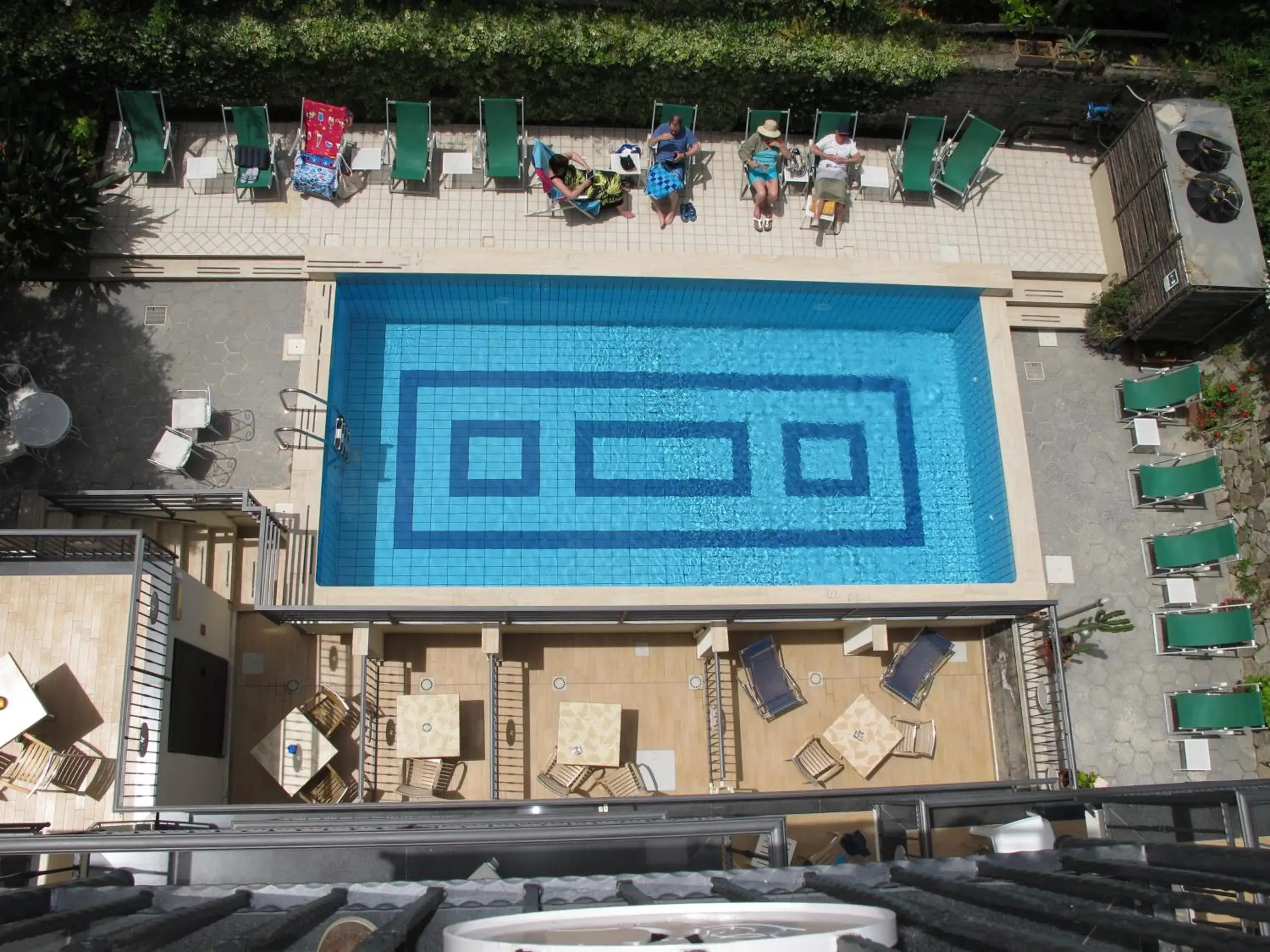 Pool View in Hotel Club