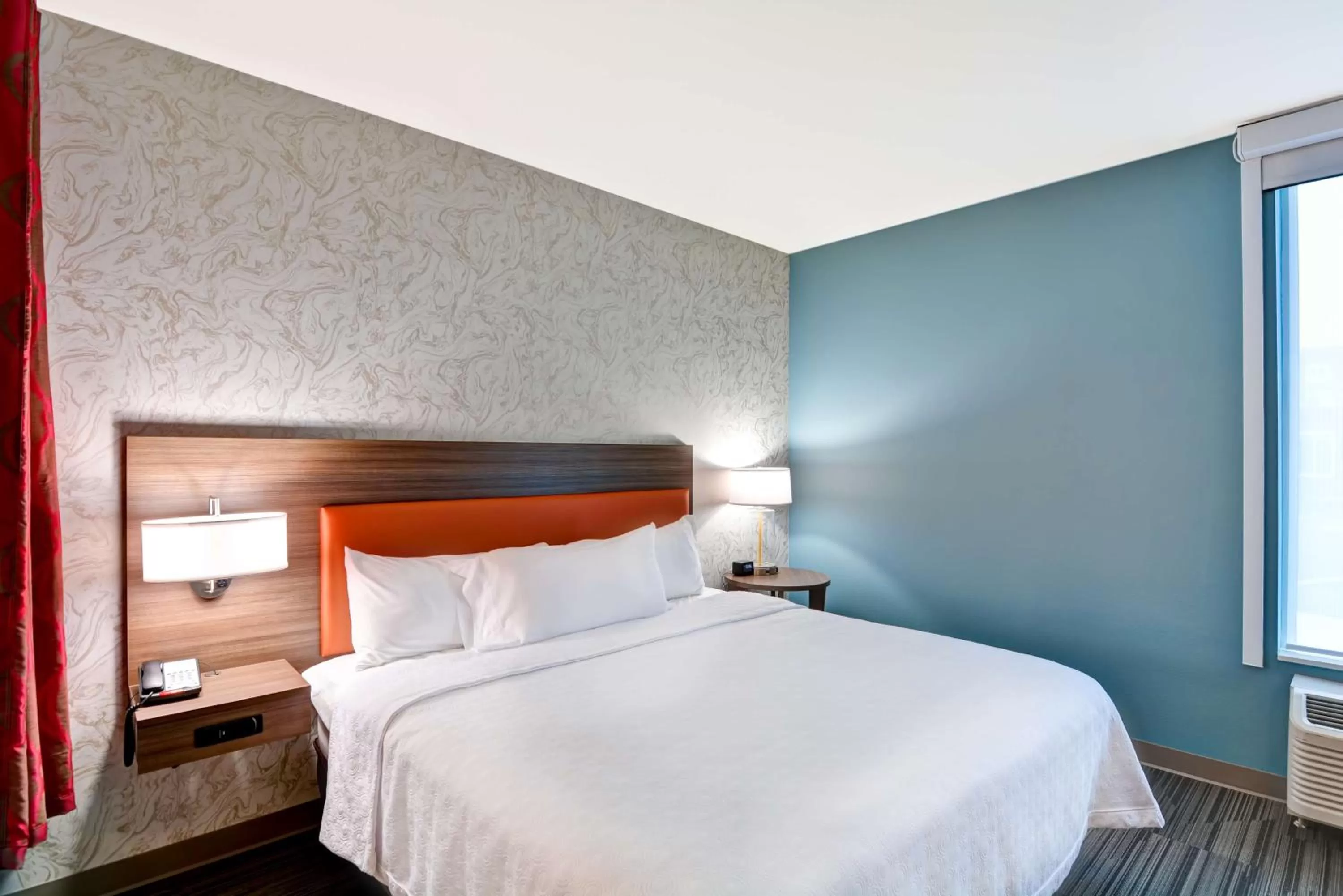 Bed in Home2 Suites By Hilton Lafayette