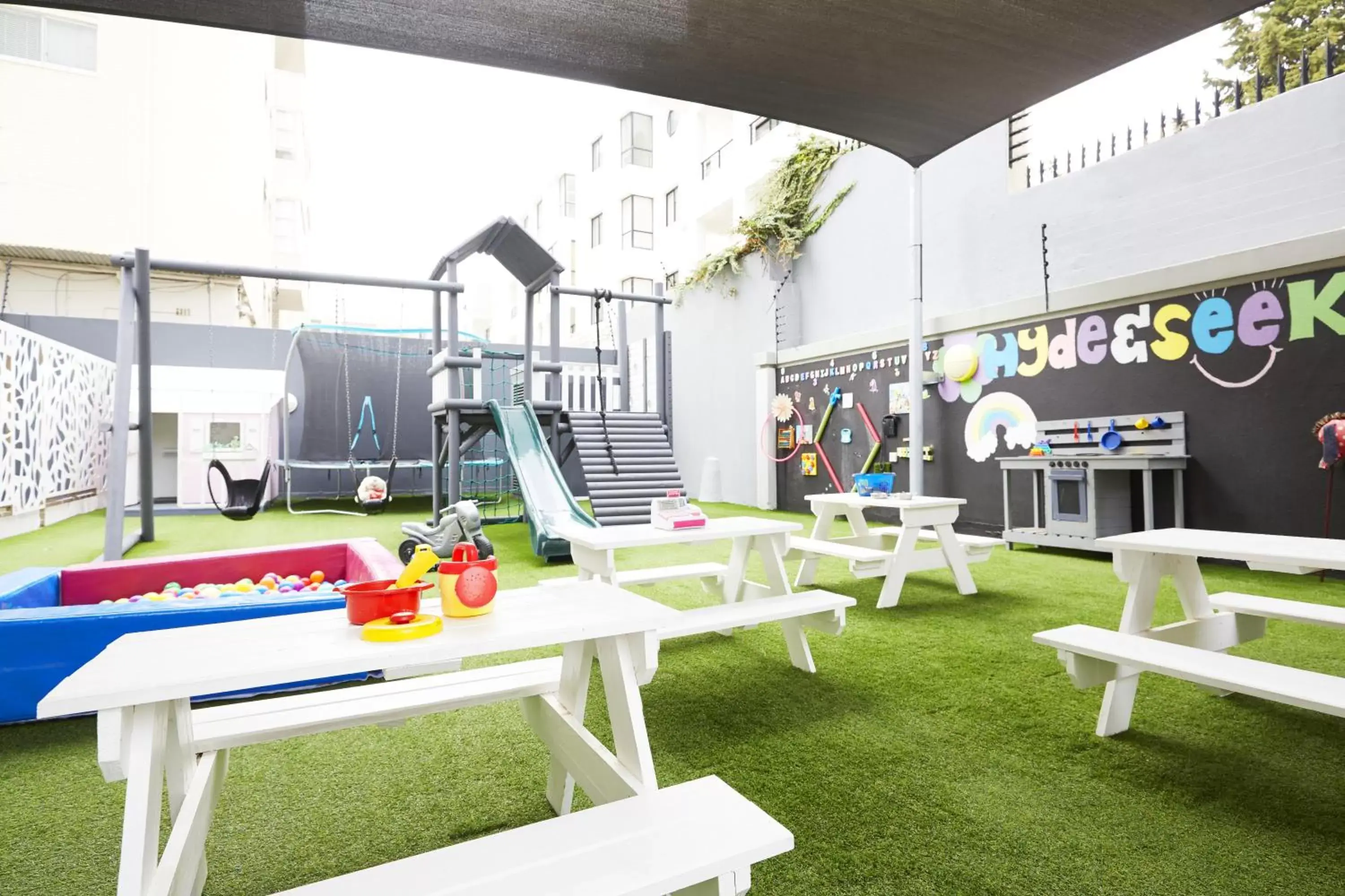 Children play ground in The Hyde All Suite Hotel