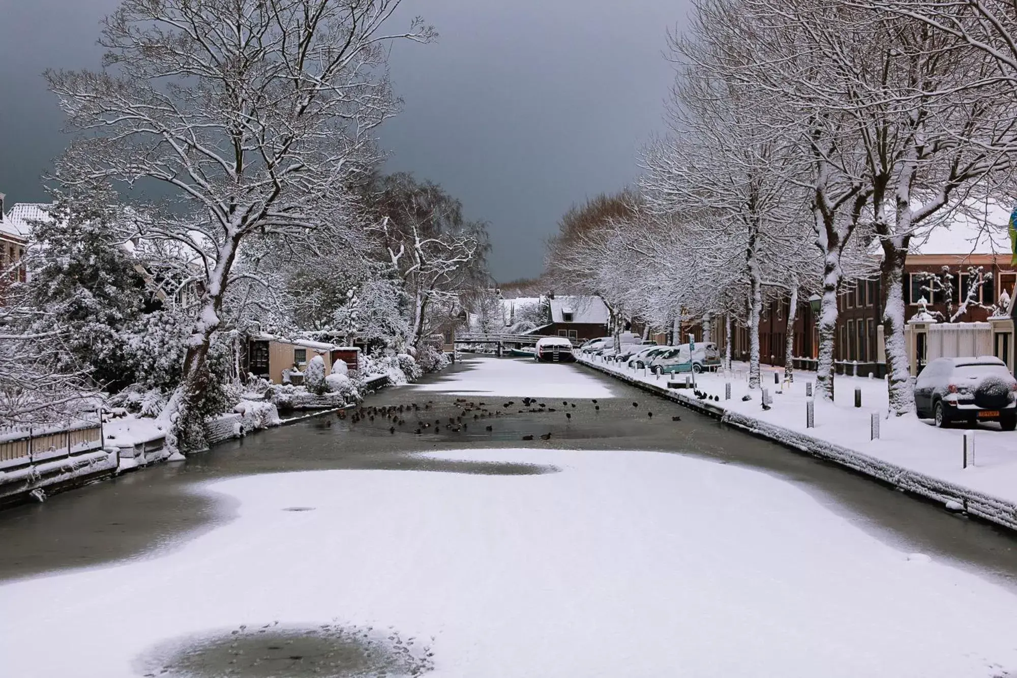 Nearby landmark, Winter in De Krasse Man