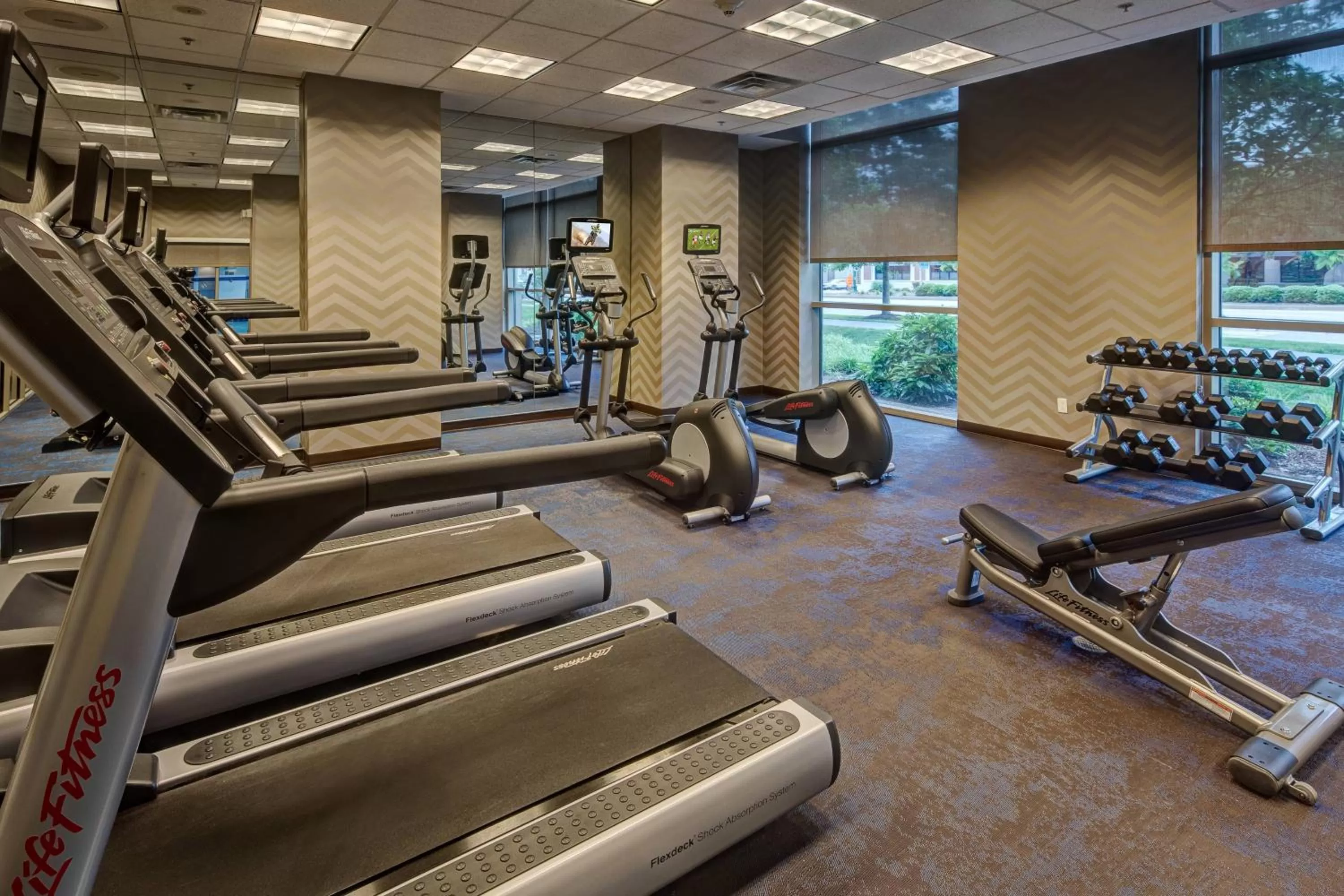 Fitness centre/facilities in Residence Inn Norfolk Downtown