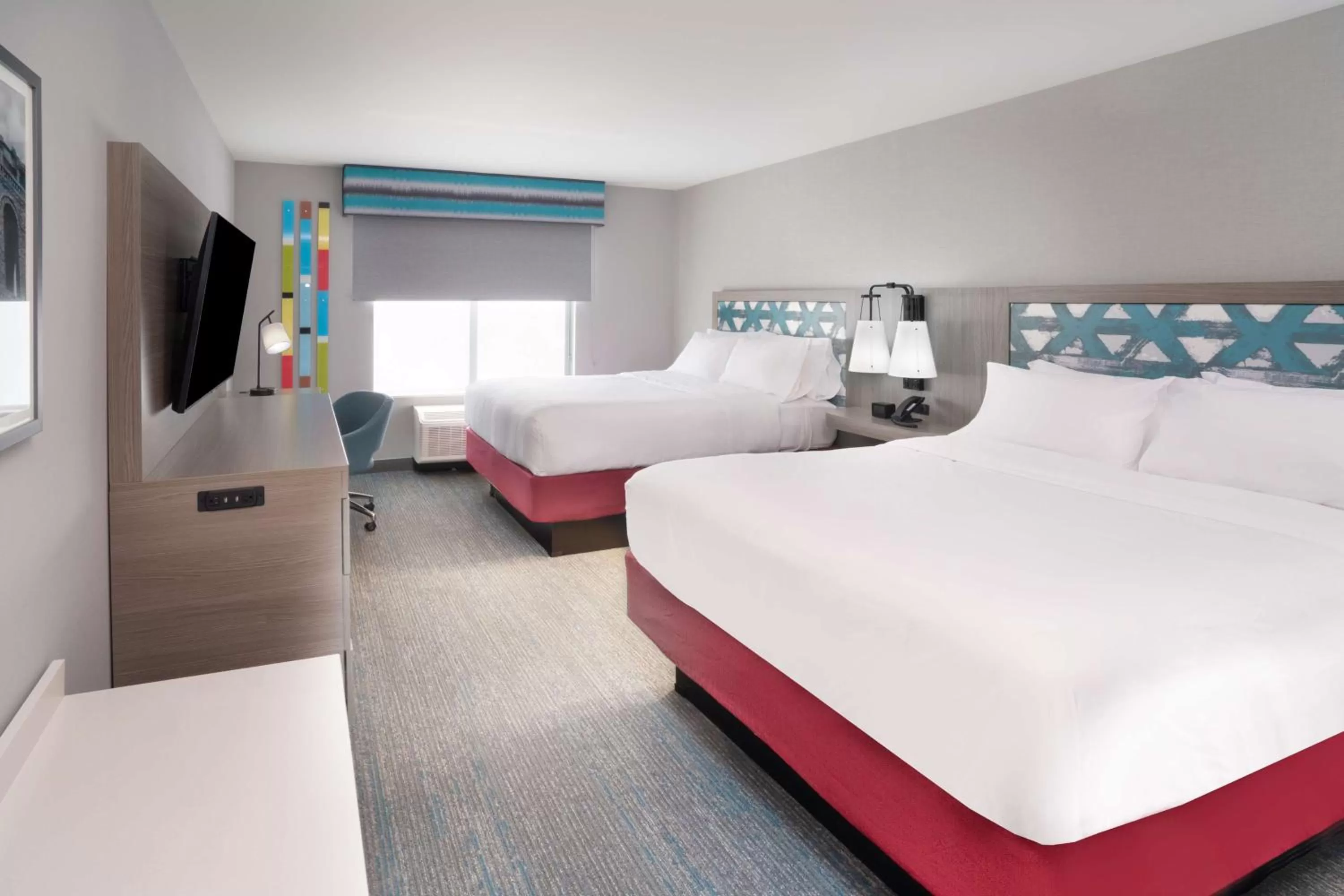 Bedroom, Bed in Hampton Inn Greer Greenville, Sc