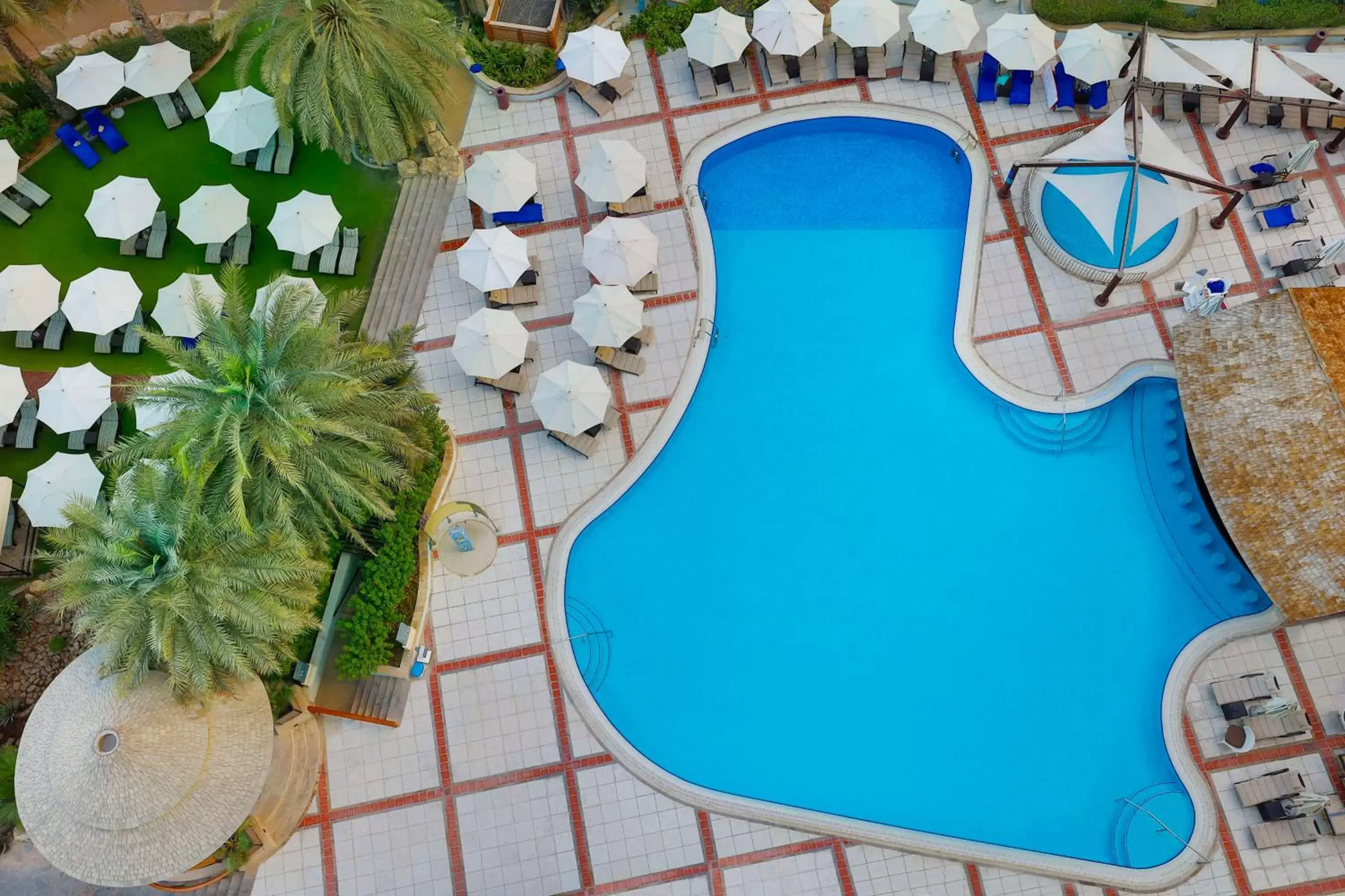 Pool View in Hilton Dubai Jumeirah