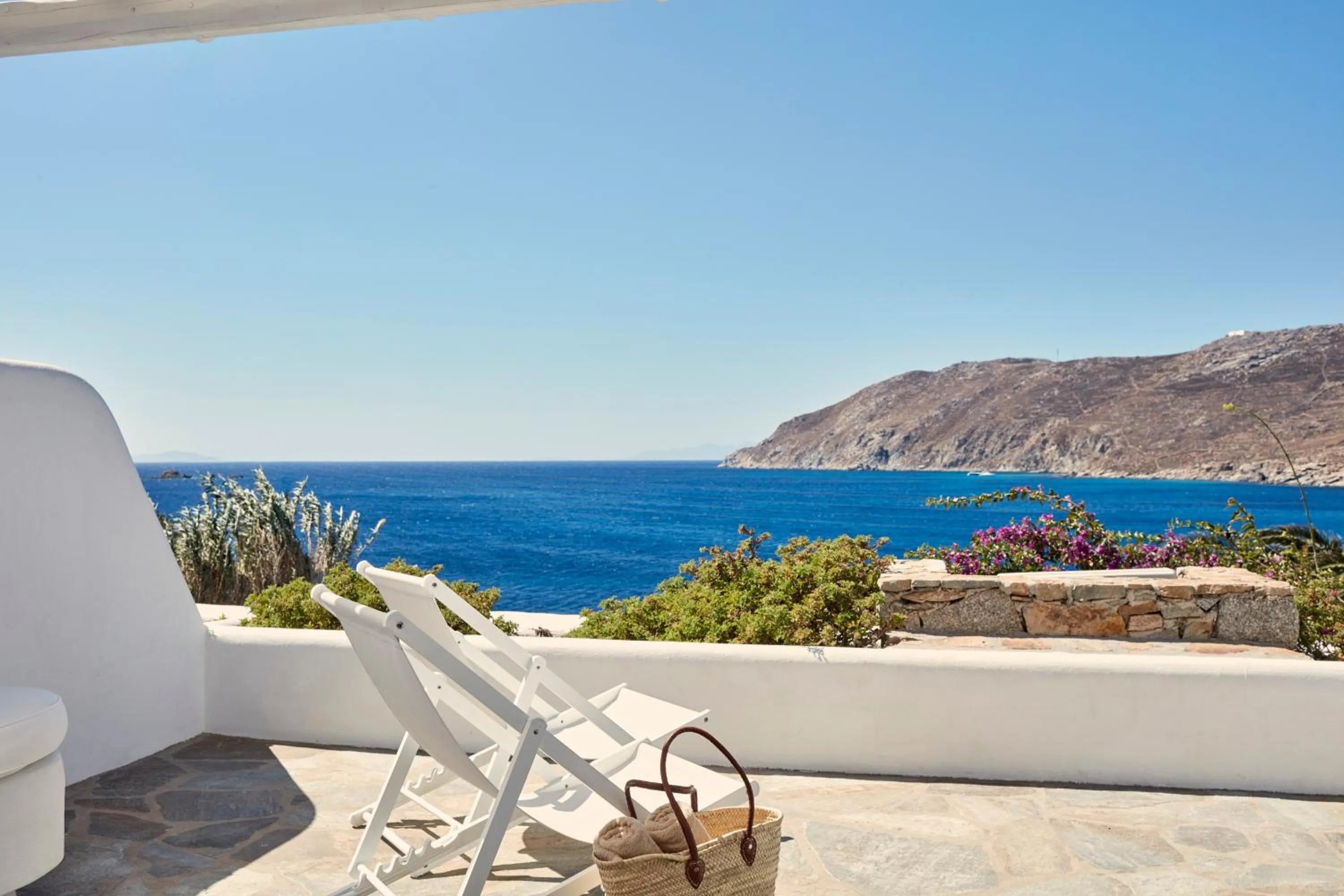 Balcony/Terrace in Archipelagos Hotel - Small Luxury Hotels of the World