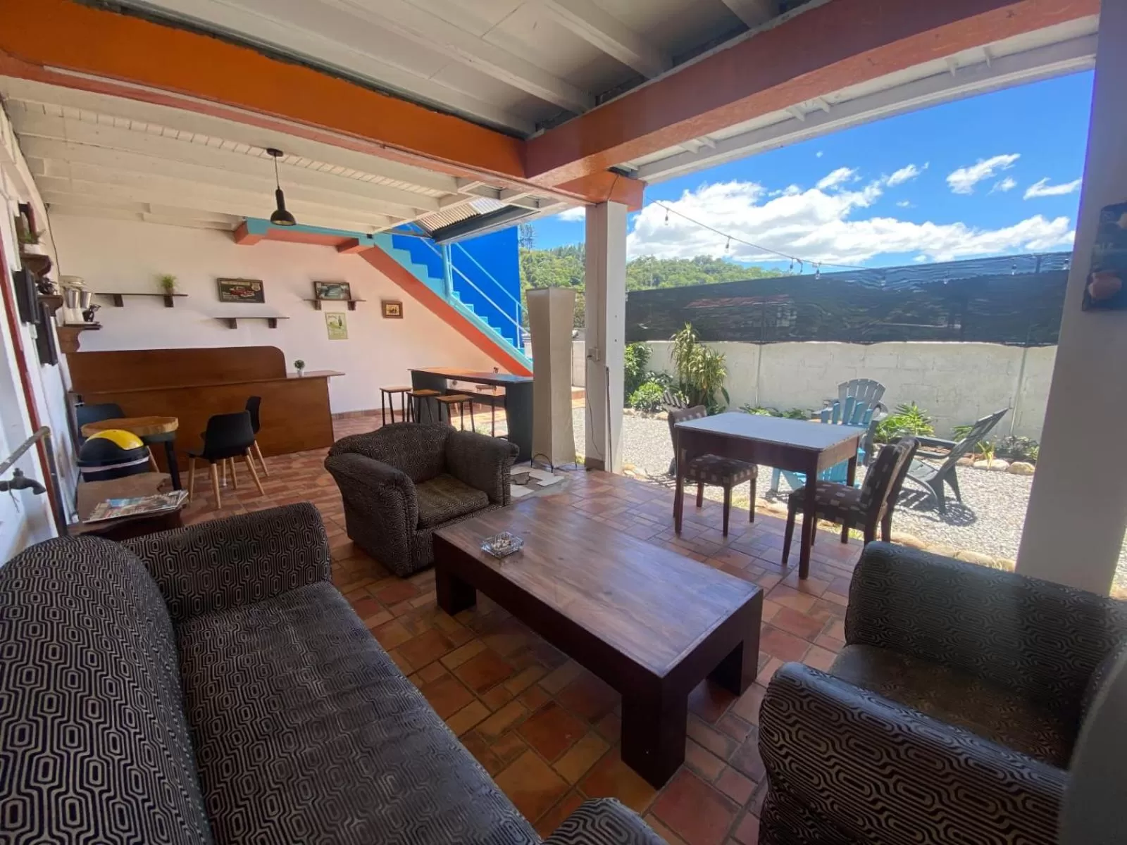 Seating area in La Casa de Doña Cata