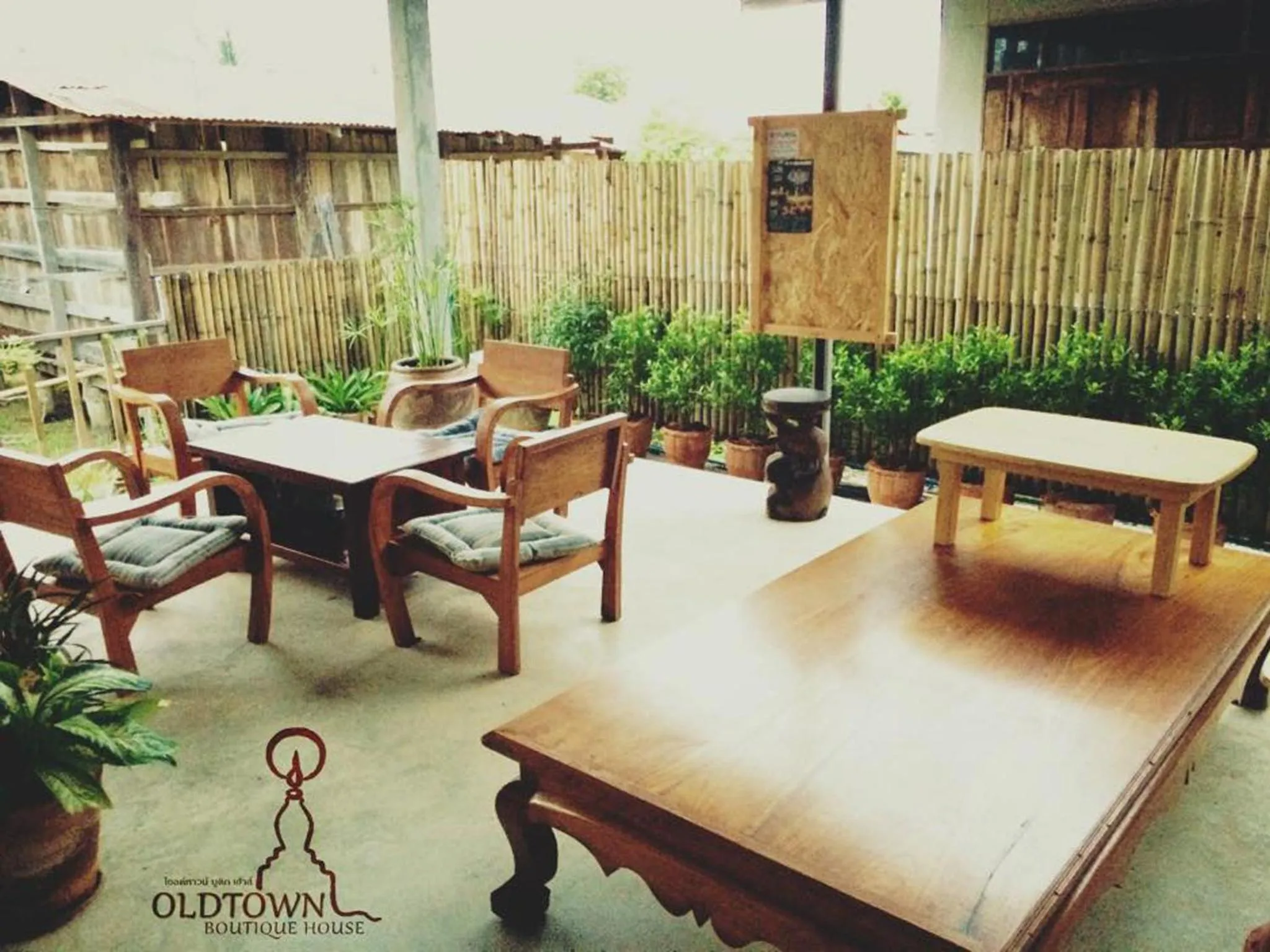 Living room in OldTown Boutique House Sukhothai