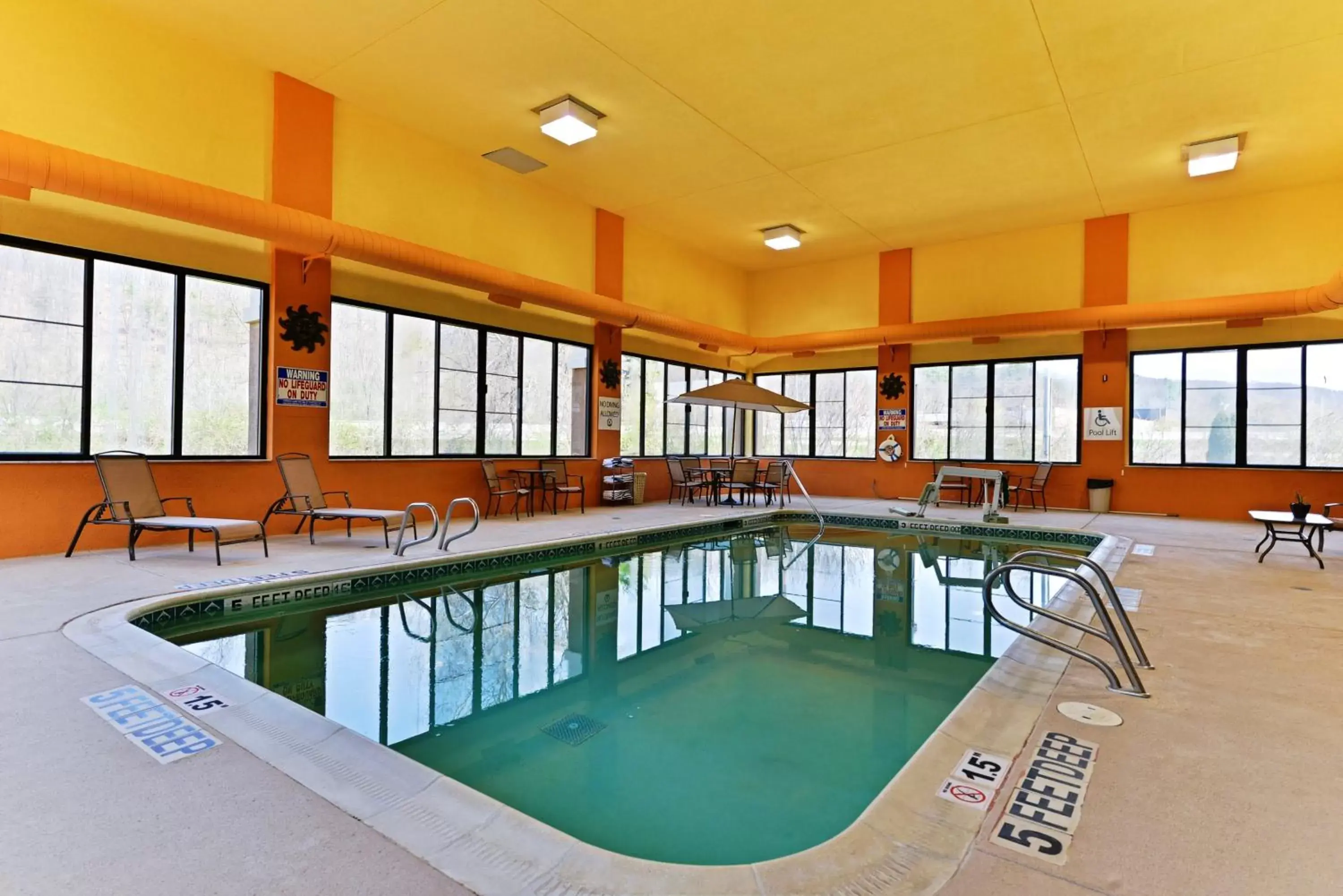 Swimming Pool in Holiday Inn Express Painted Post, an IHG Hotel