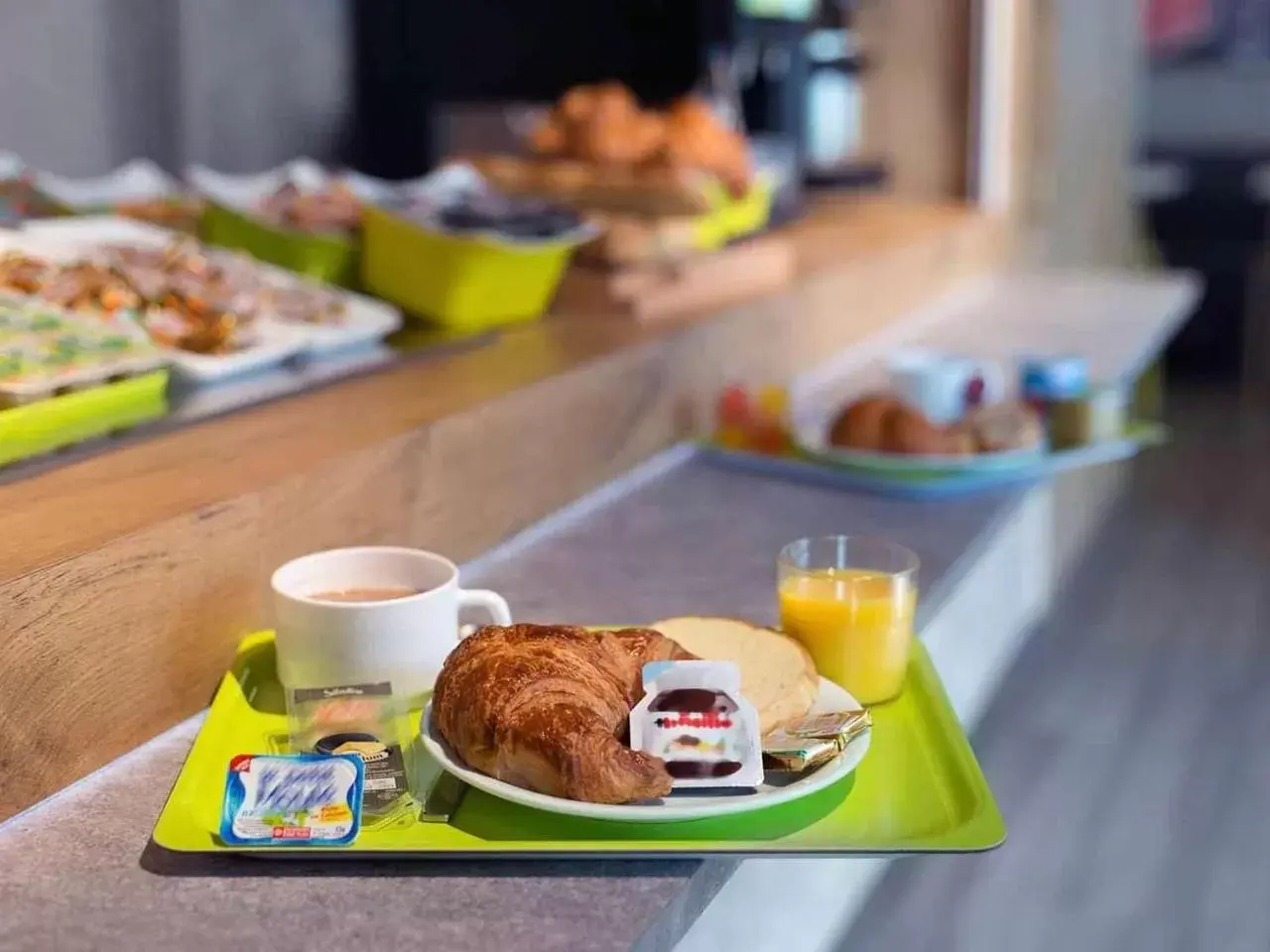Food and drinks, Breakfast in Ibis Budget Montpellier Nord Euromédecine