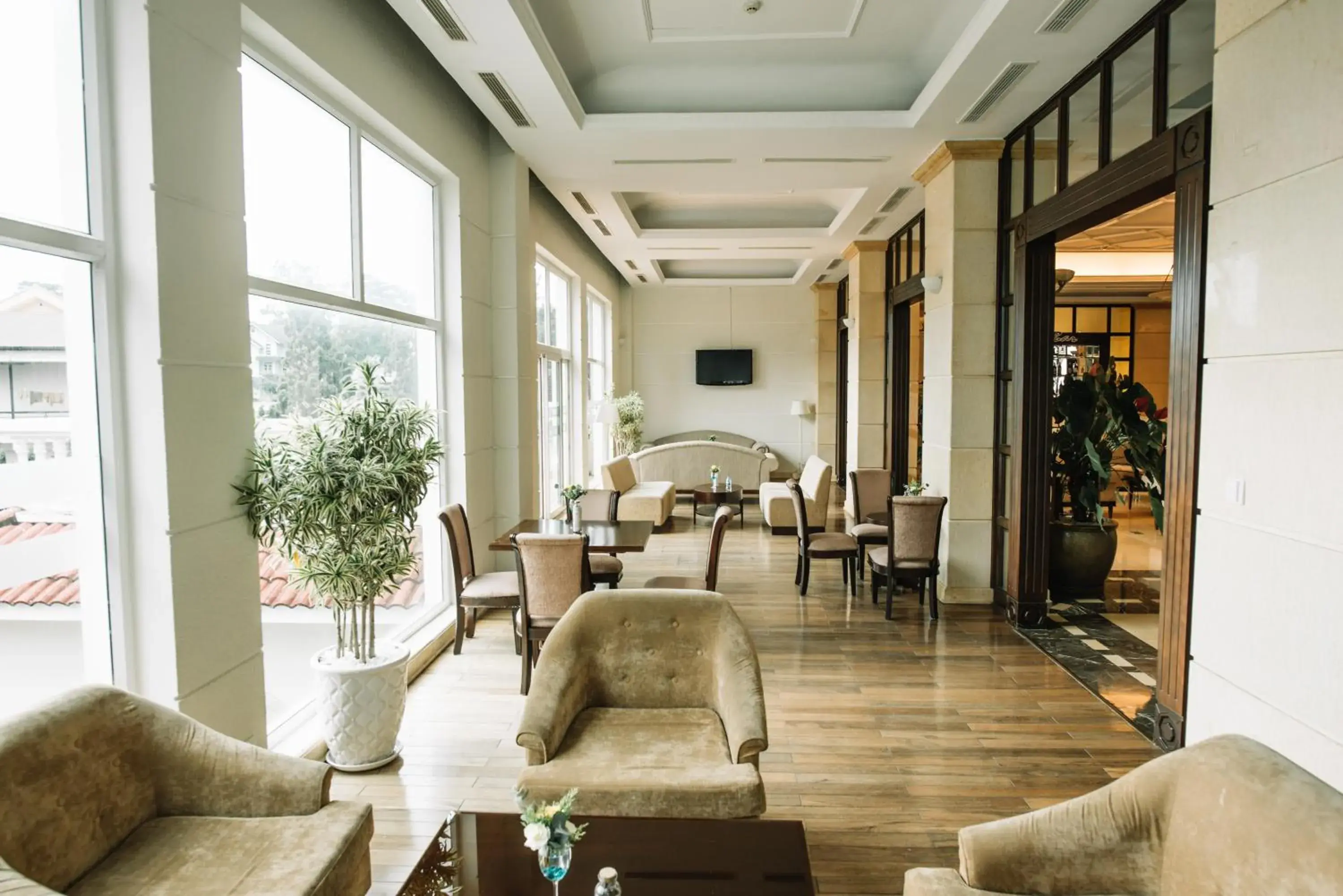 Seating Area in La Sapinette Hotel