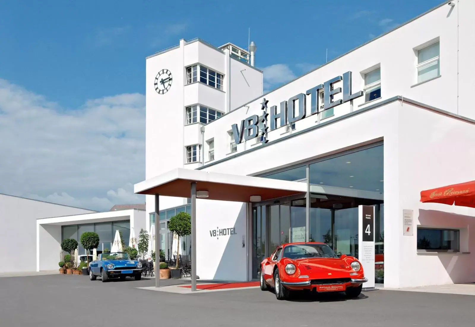 Facade/entrance in V8 HOTEL Classic Motorworld Region Stuttgart