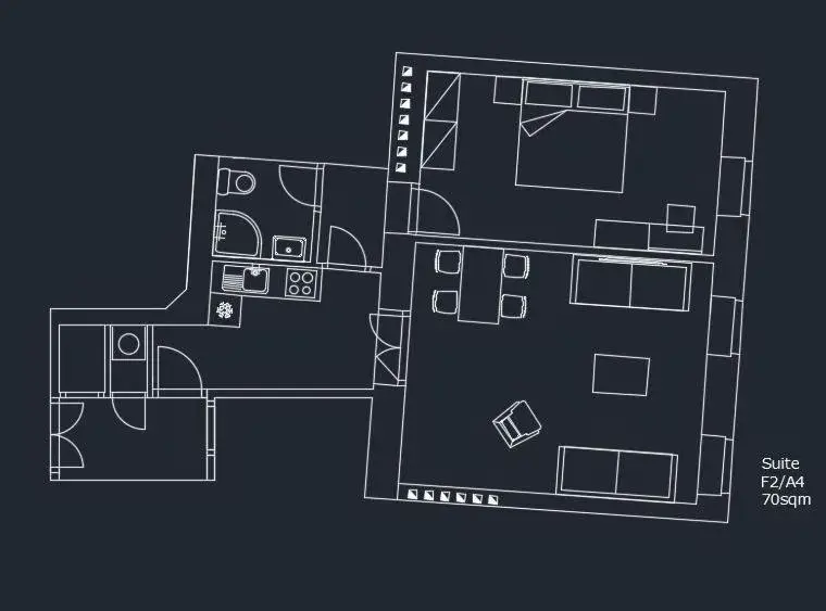 Floor Plan in Letna Garden Suites