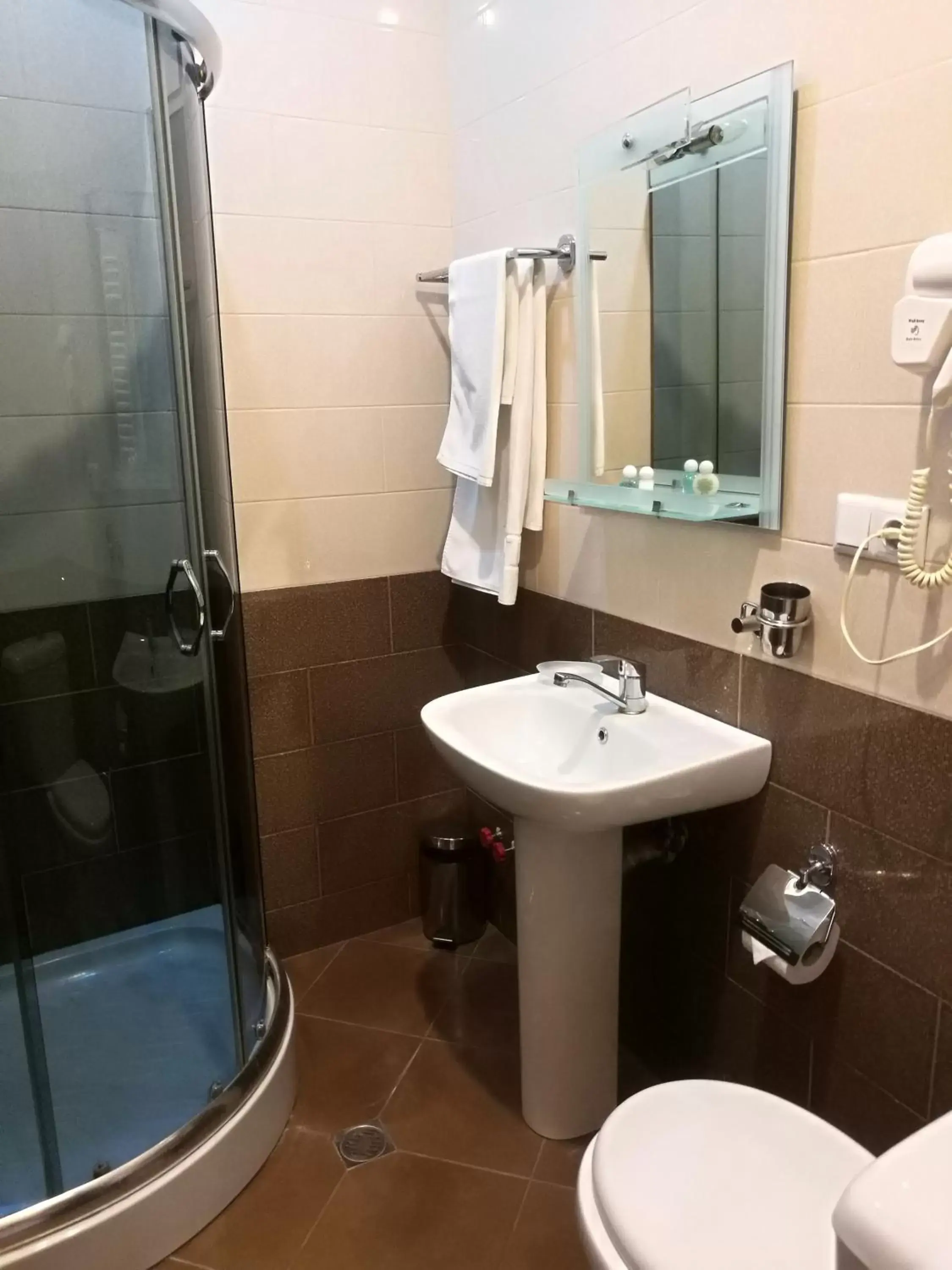 Bathroom in Hotel Diplomat