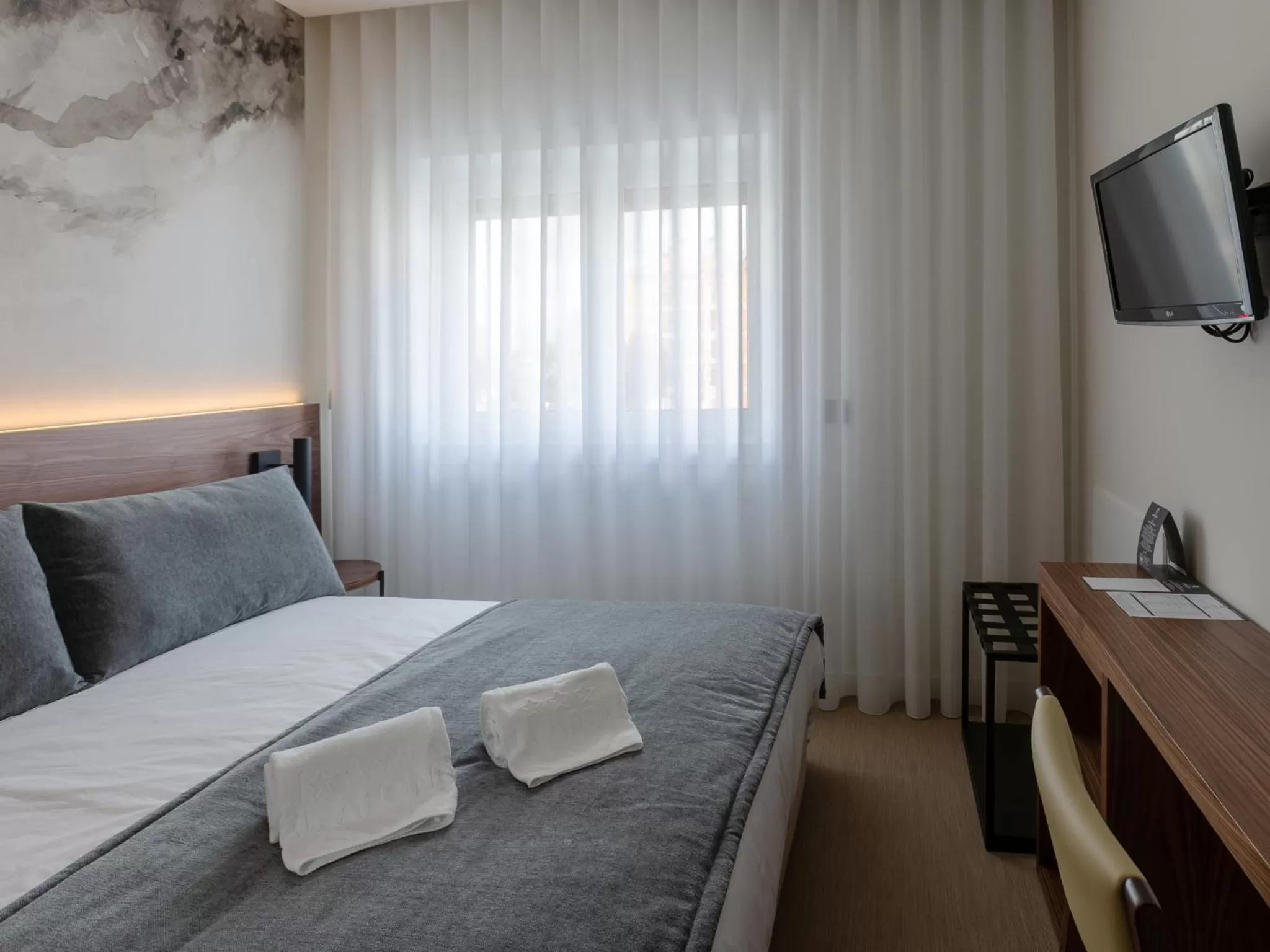 Bed in Hotel Afonso V & SPA