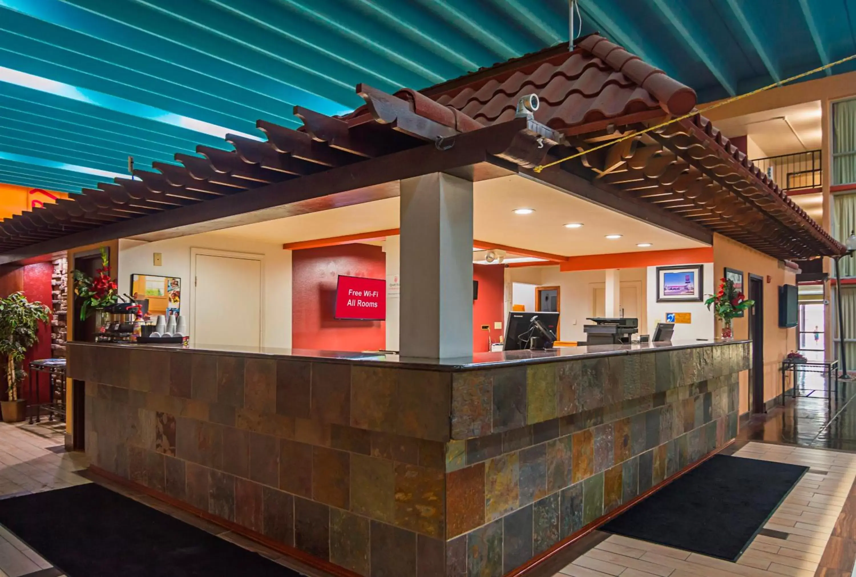 Lobby or reception, Lobby/Reception in Red Roof Inn & Conference Center Lubbock