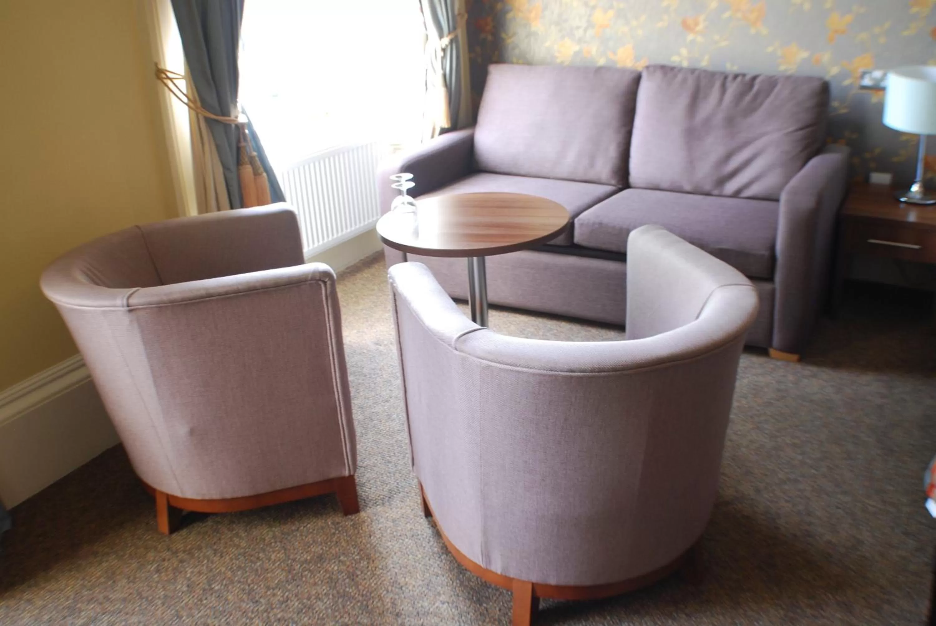 Seating area in The Salisbury Hotel