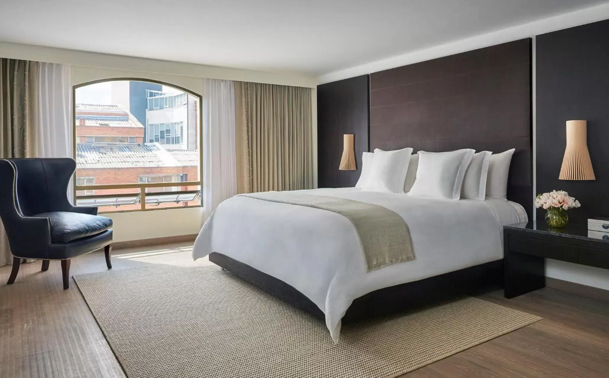 Bed in Four Seasons Hotel Bogota