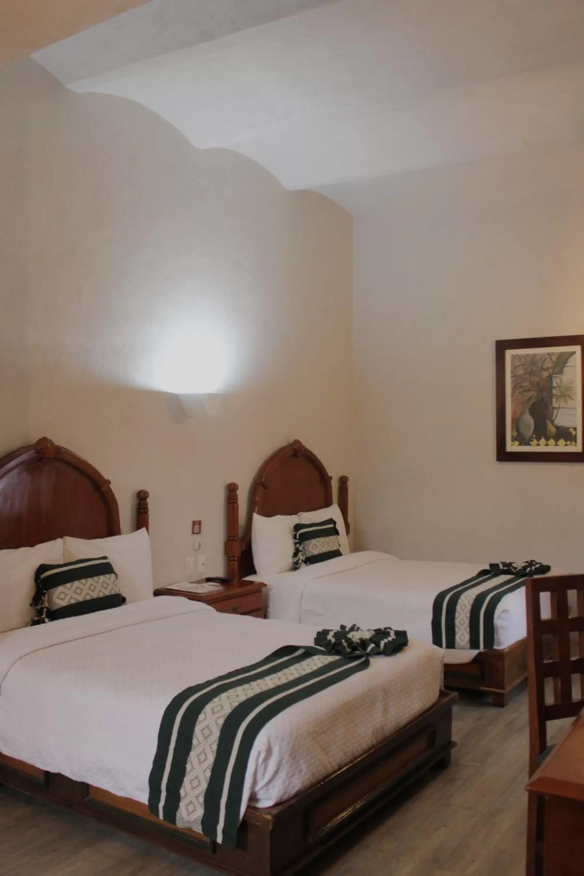 Bed in Hotel Casona Oaxaca