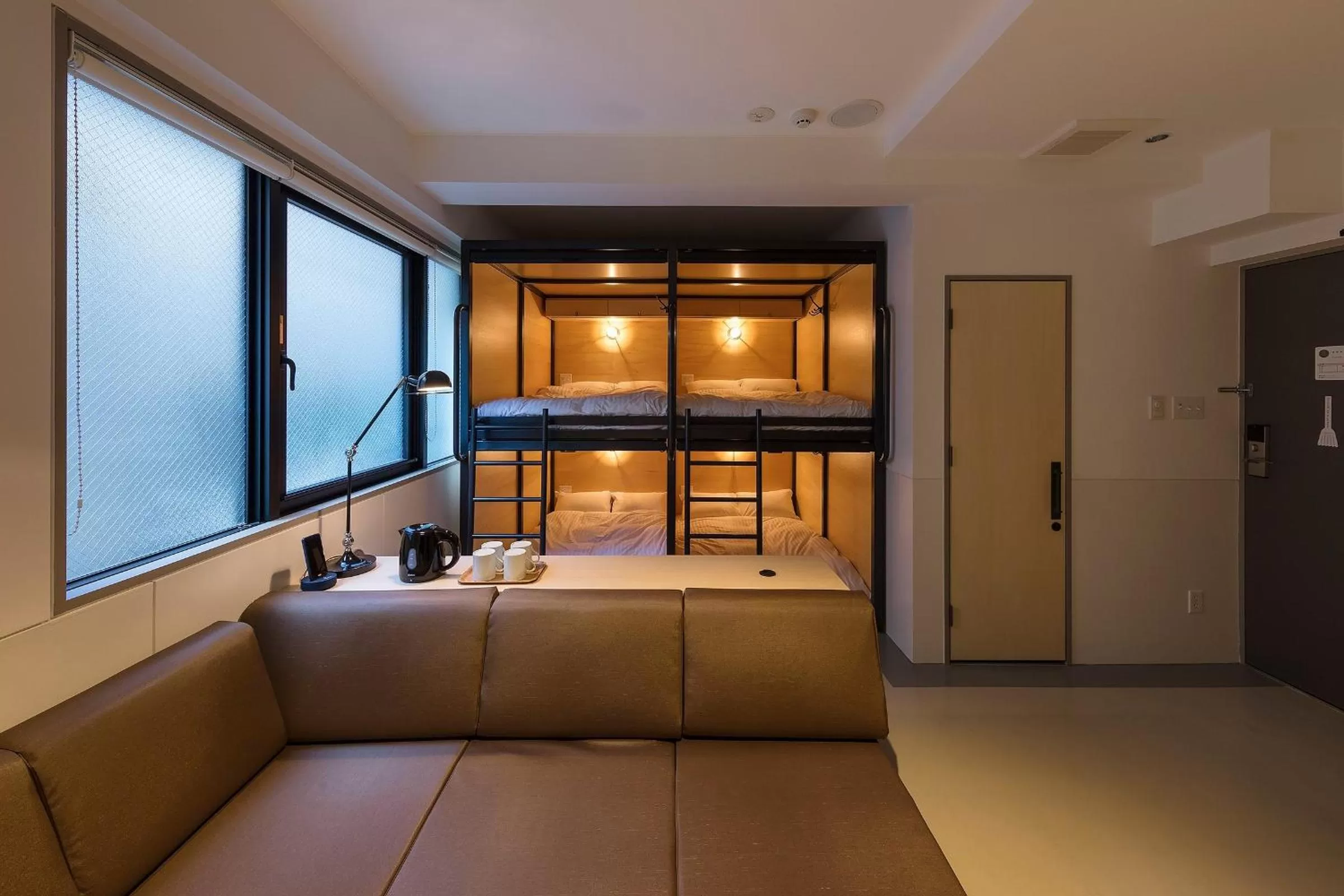 Bed in Kamon Hotel Namba