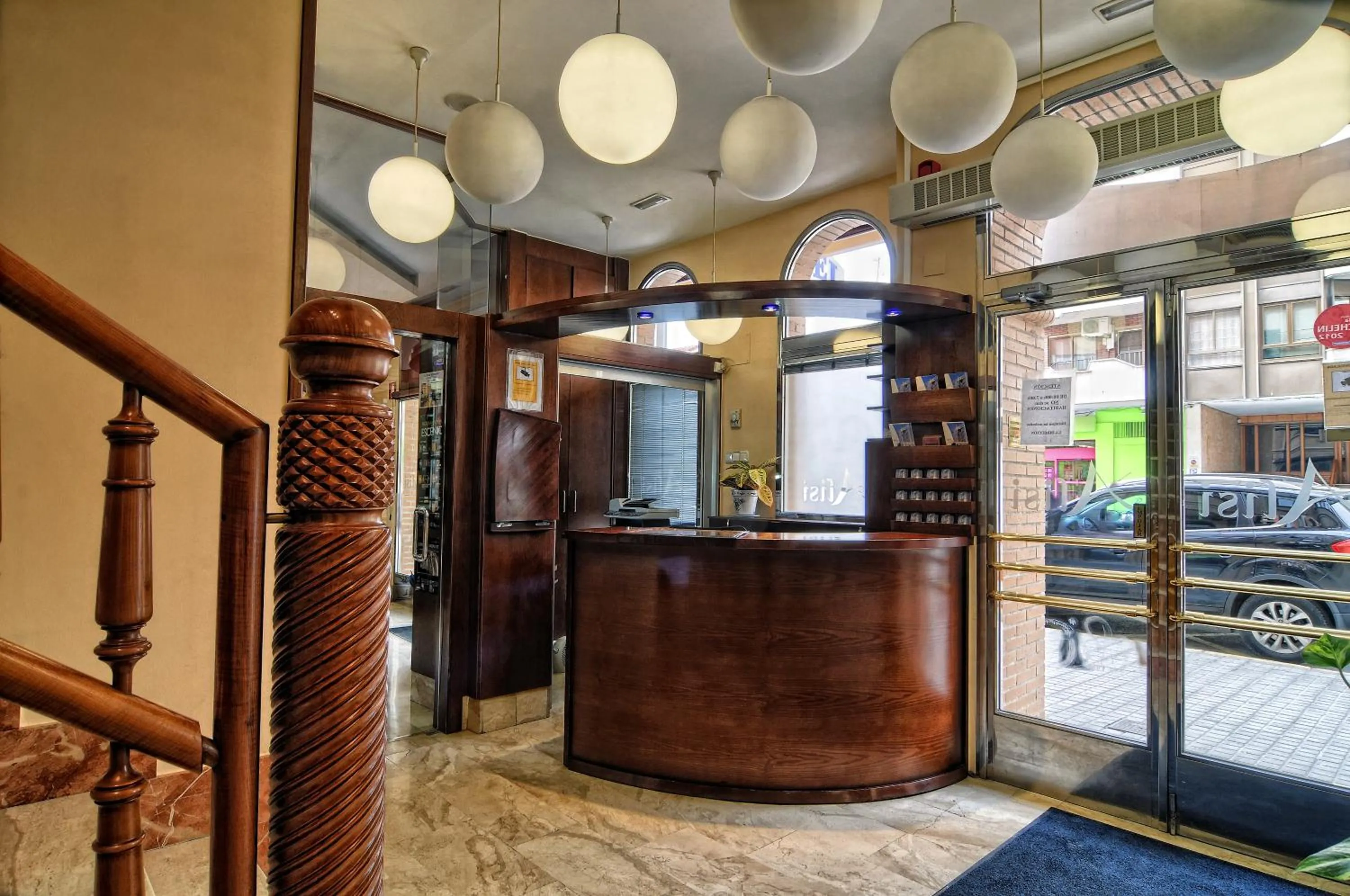 Lobby or reception in Hotel Alisi