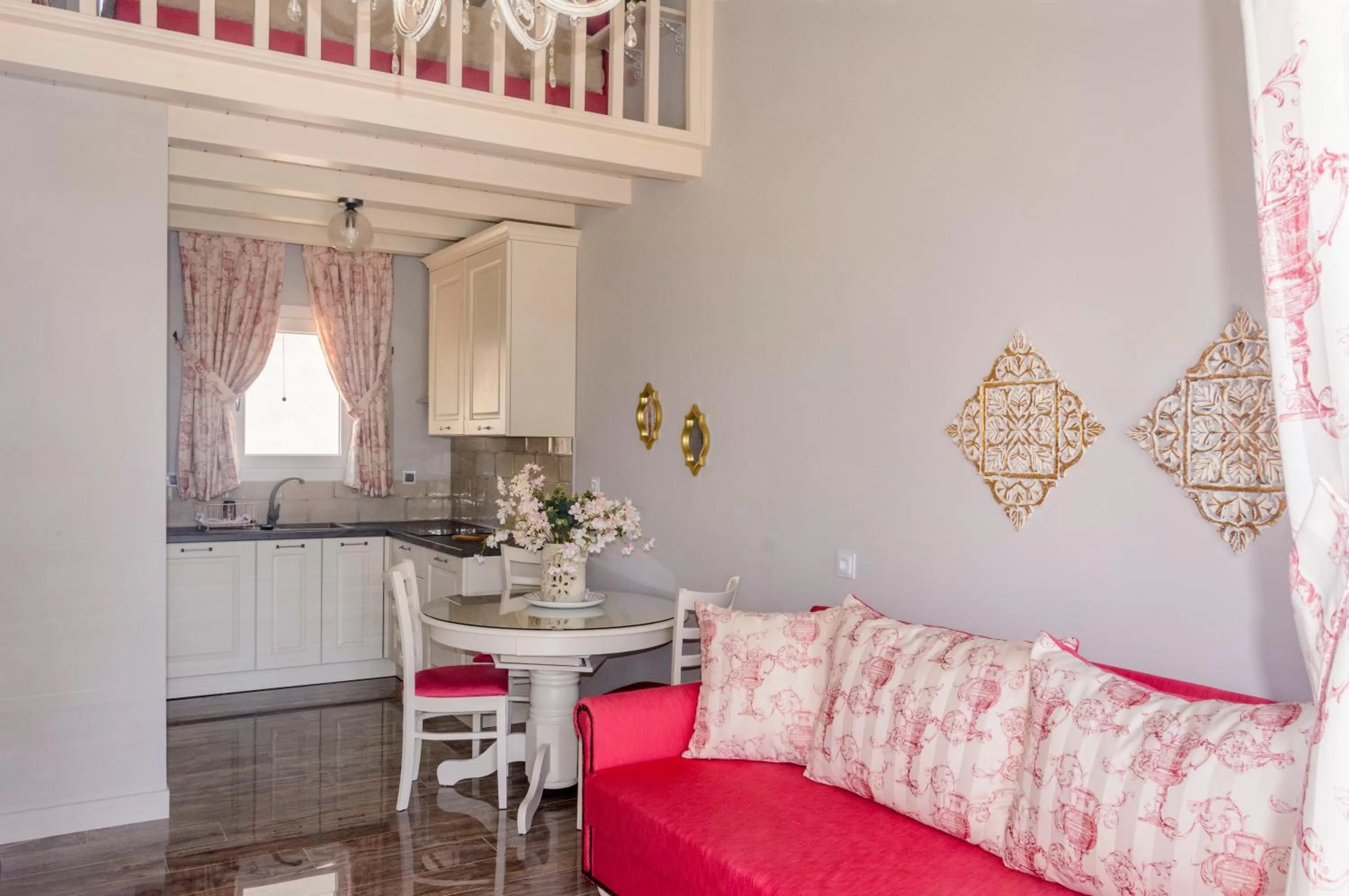 Kitchen or kitchenette in Nafsika Suites