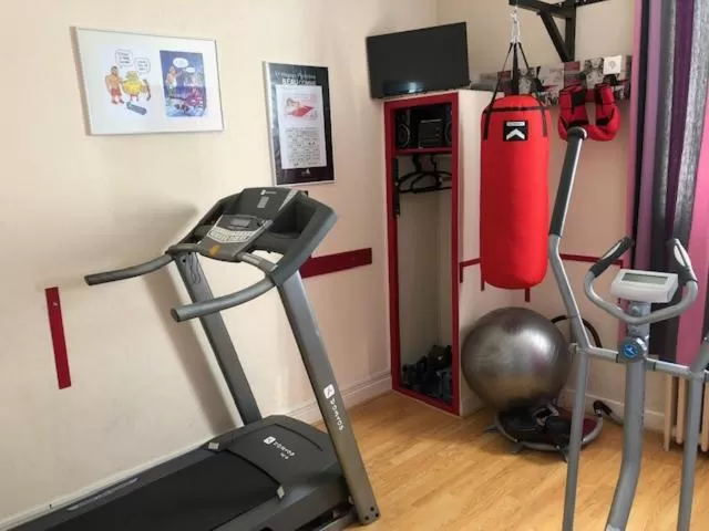Fitness centre/facilities in Hôtel La Croix Blanche