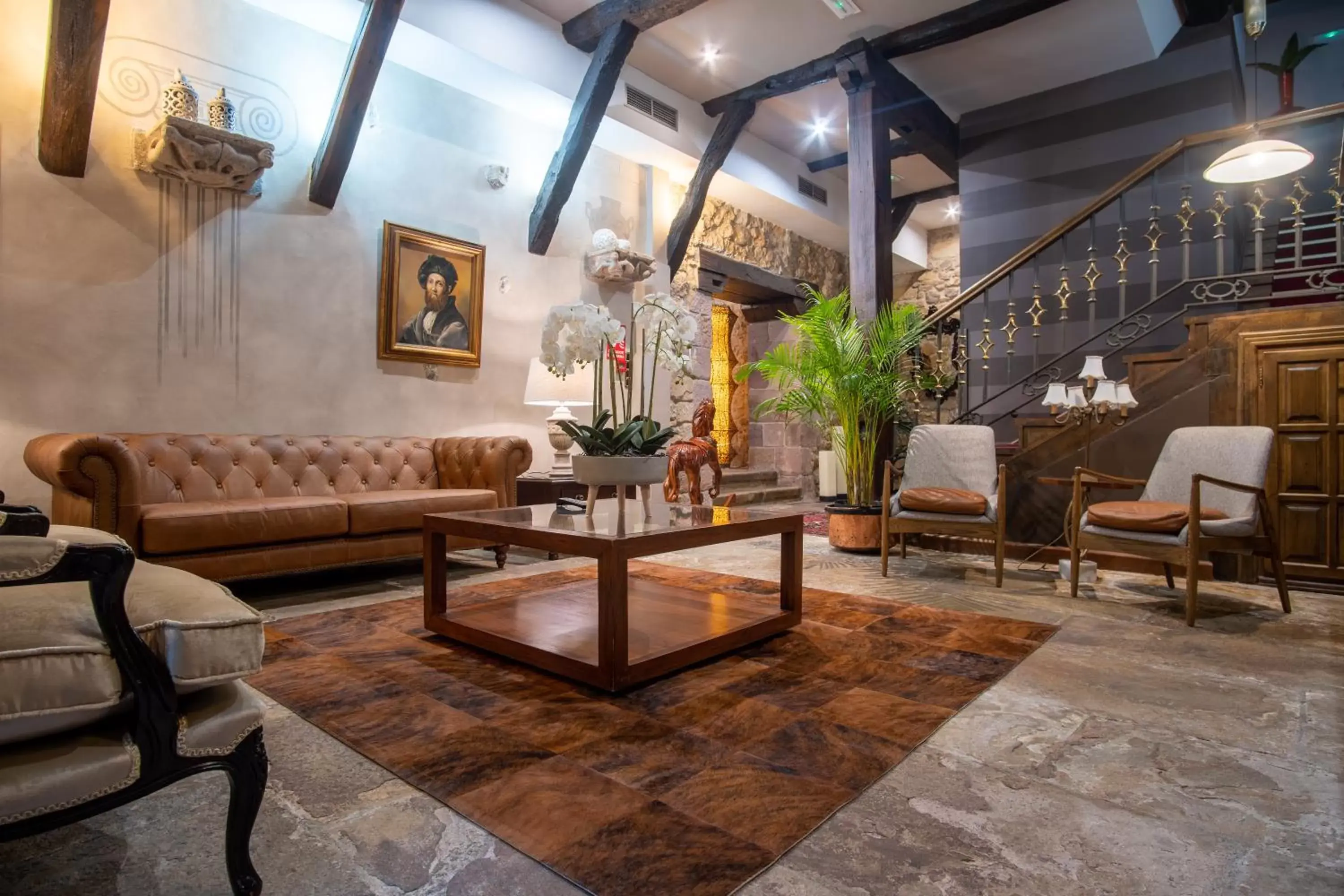 Living room, Lobby/Reception in Hotel Casa del Marqués