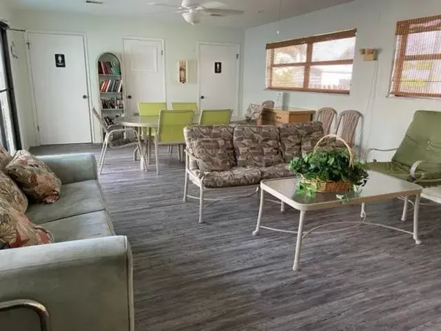 Property building, Seating Area in Tuckaway Shores Resort