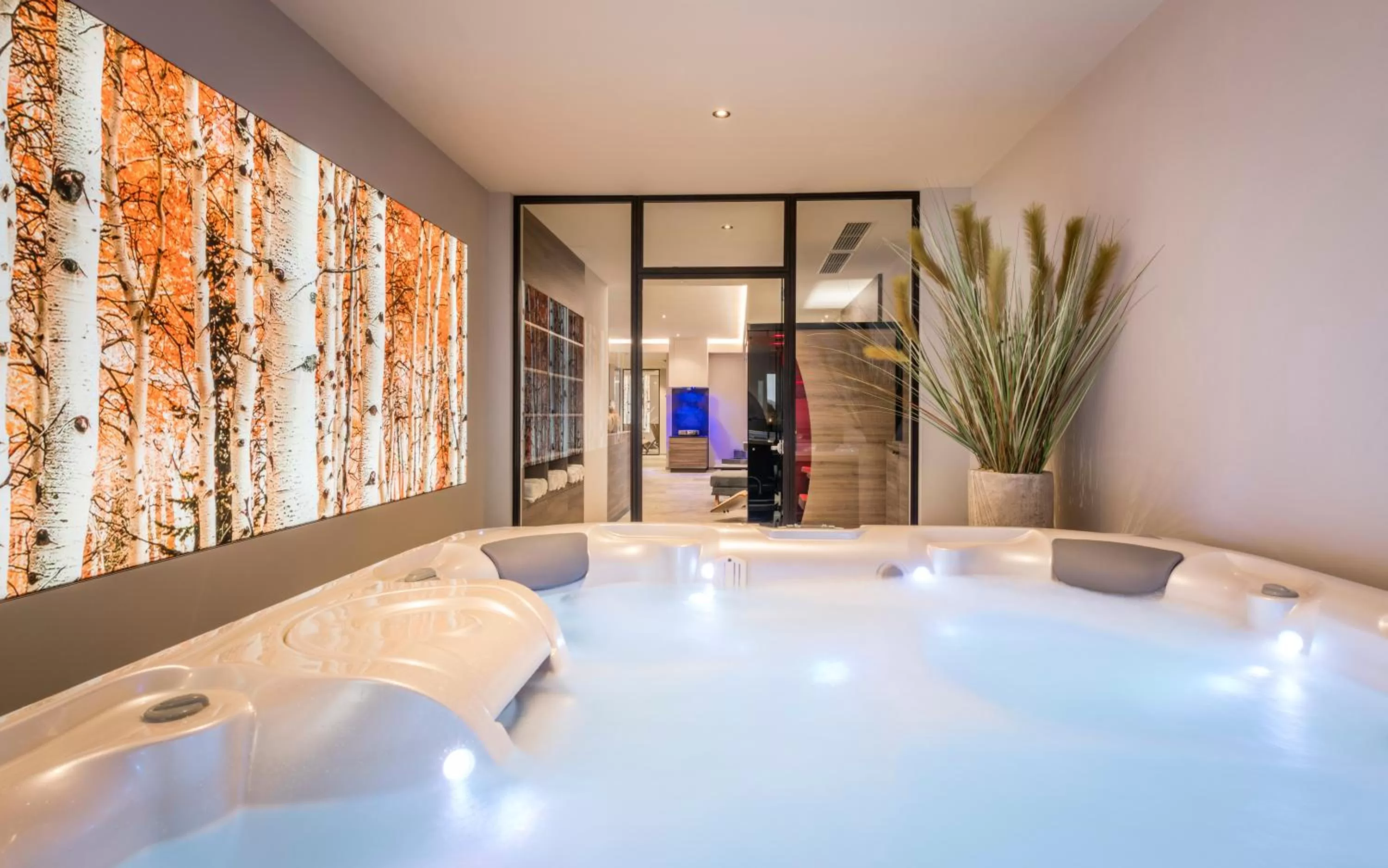 Hot Tub in Hotel Sonnenburg