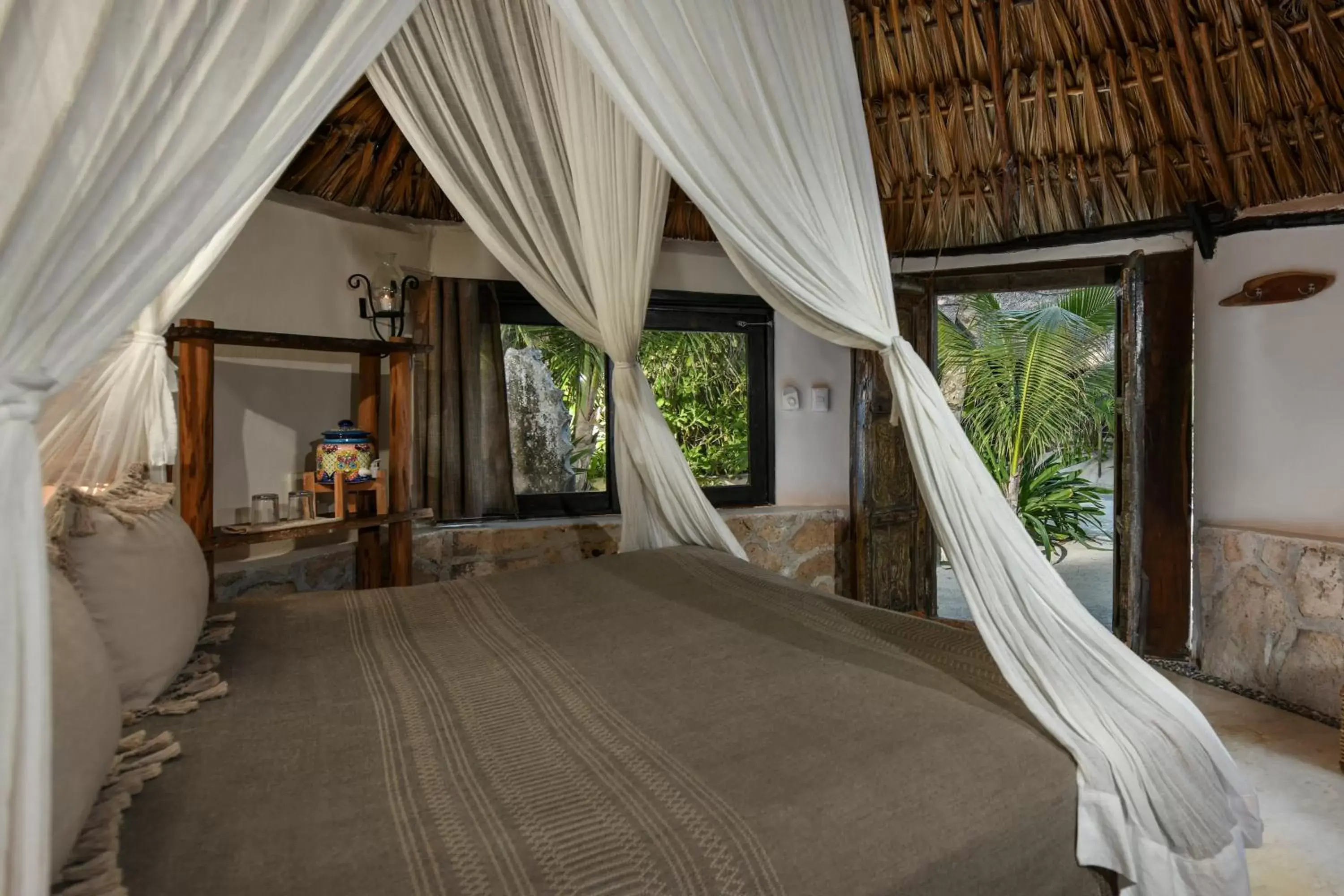 Economic Shared Bathroom Bungalow in Diamante K - Inside Tulum National Park