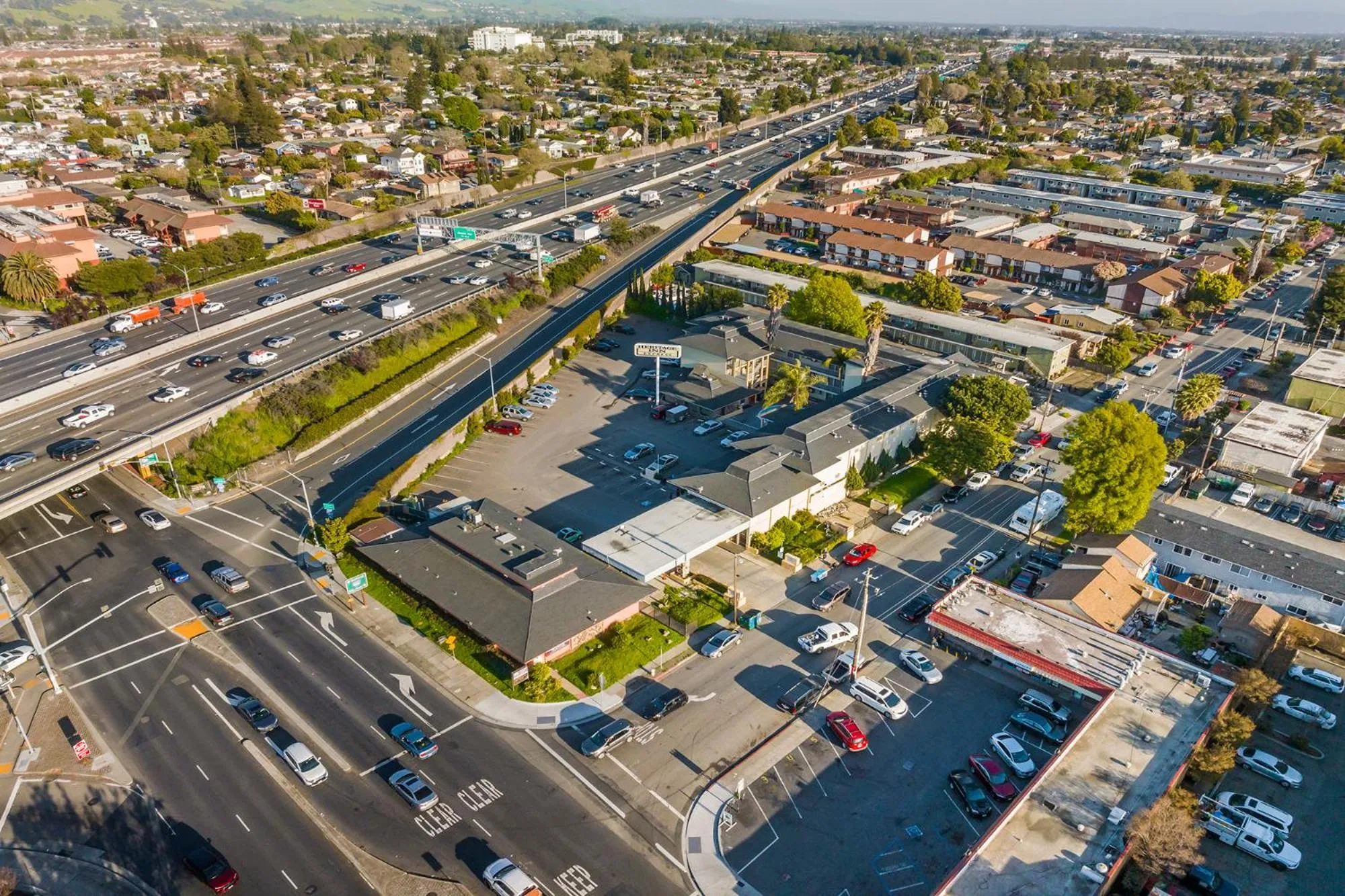 Property building in Heritage Inn Express Hayward