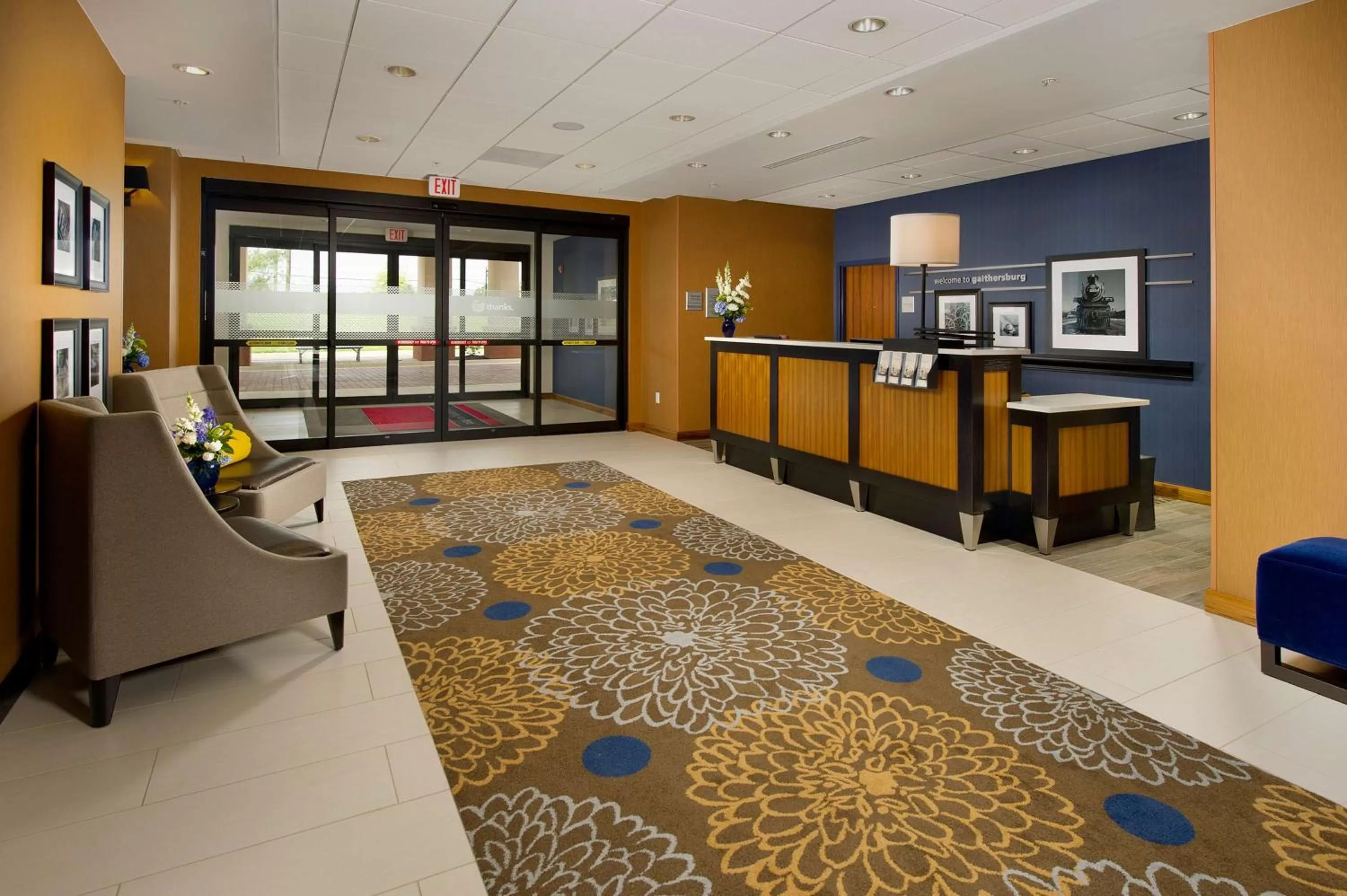 Lobby or reception in Hampton Inn and Suites Washington DC North/Gaithersburg