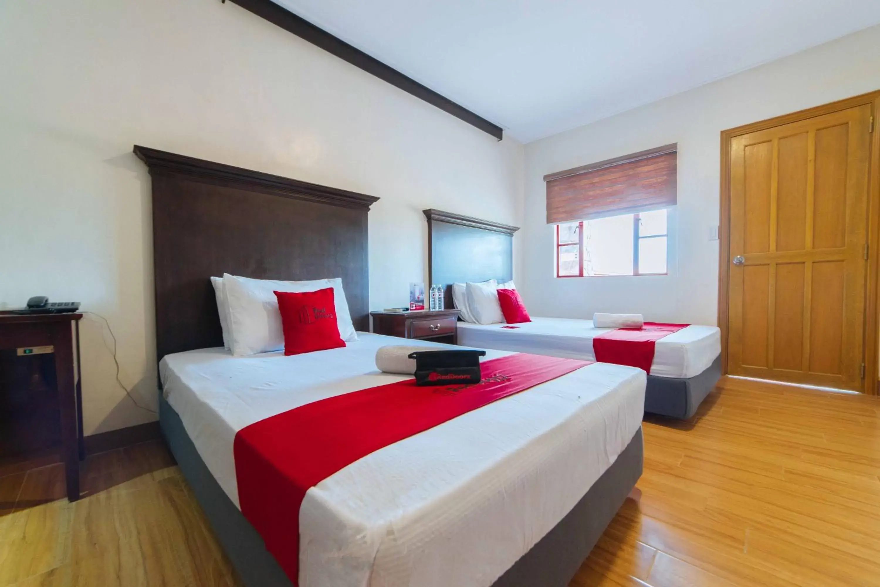 Photo of the whole room, Bed in RedDoorz Plus @ Starhomes Olivianville