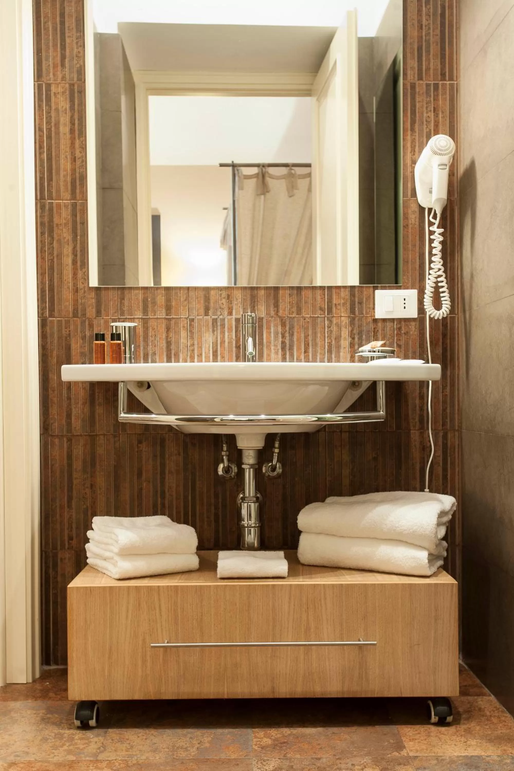 Toilet in Palazzo Brunaccini Boutique Hotel