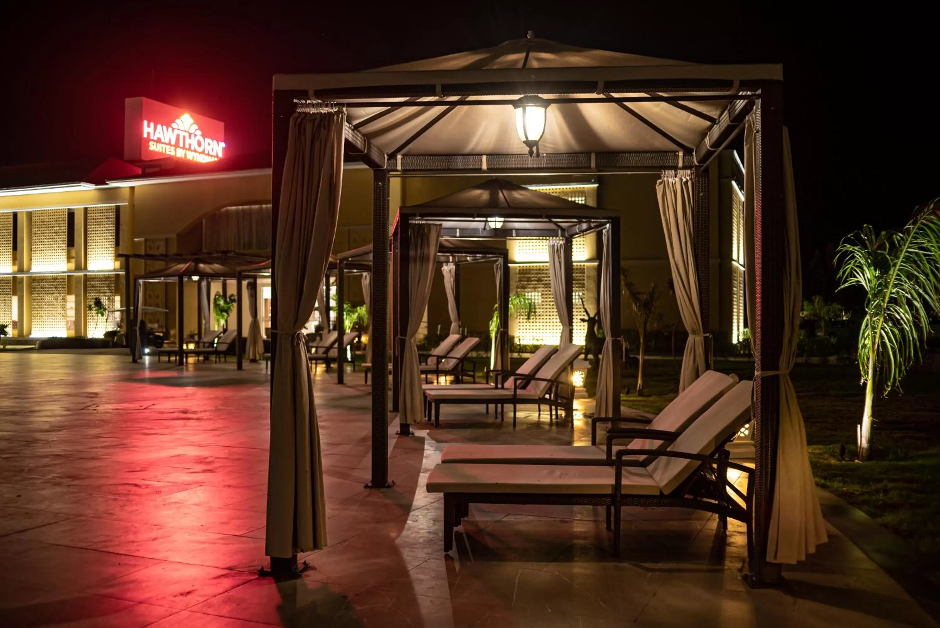 Swimming pool in Hawthorn Suites by Wyndham Dwarka