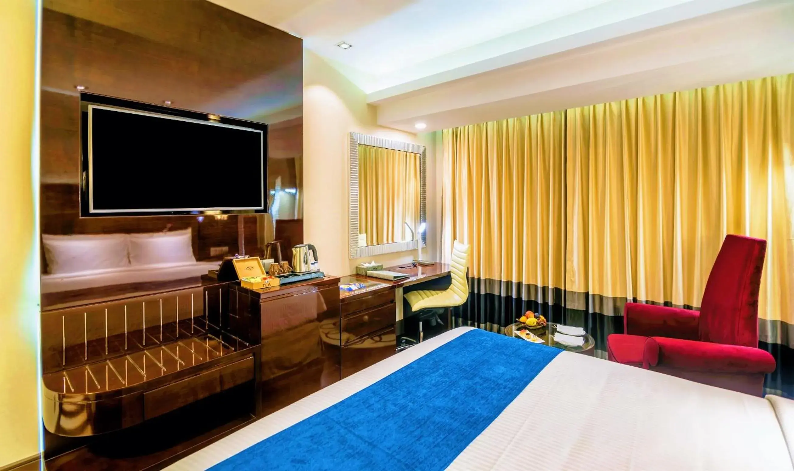 Bedroom, TV/Entertainment Center in The Raintree Dhaka