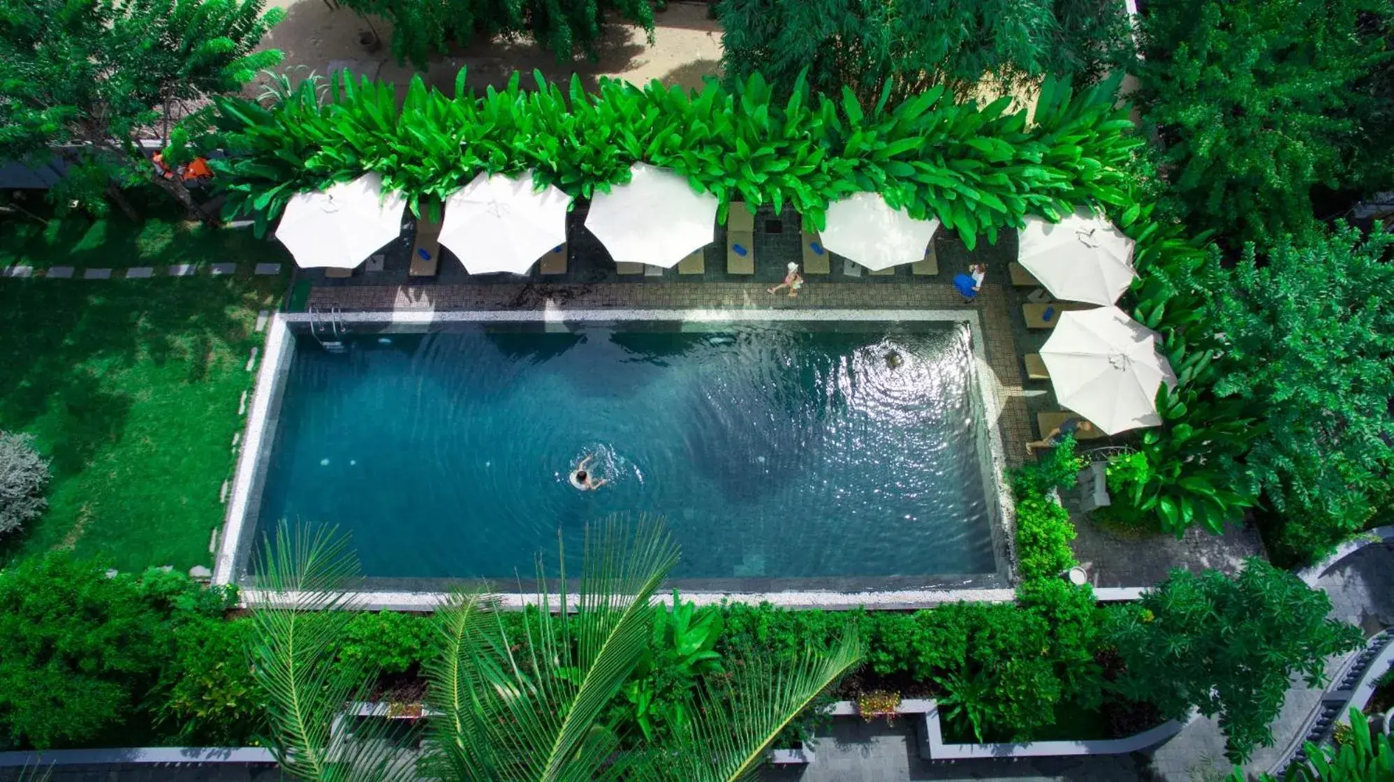 Bird's eye view, Pool View in Hoi An Garden Palace & Spa