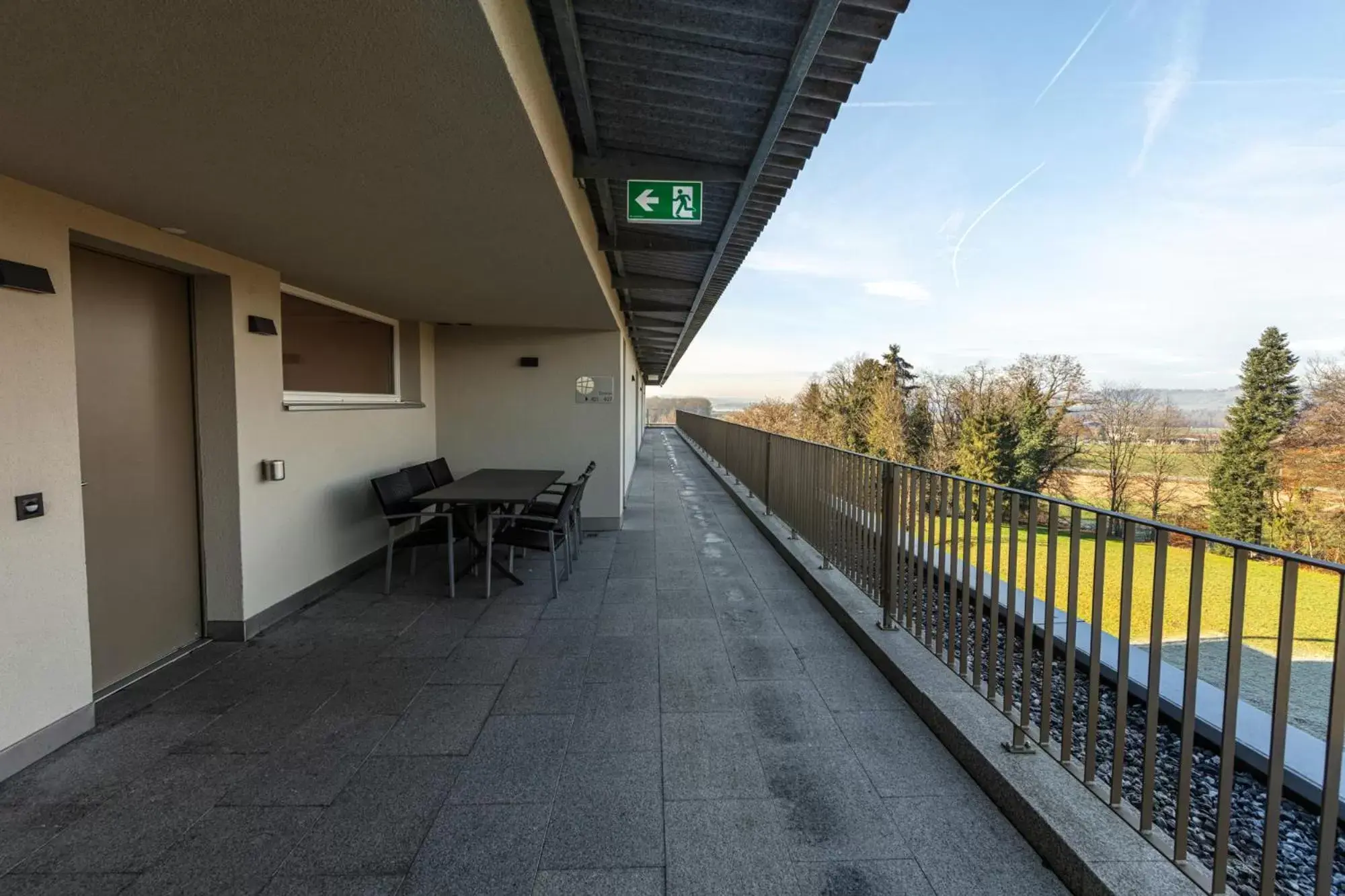 Balcony/Terrace in Hotel Frauenfeld