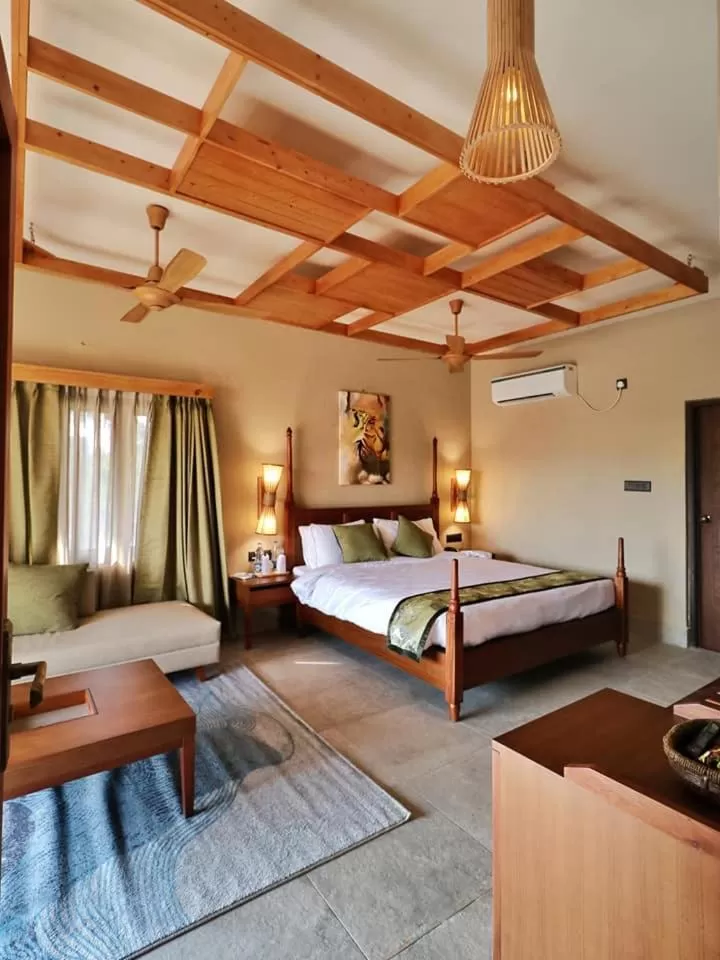 Bed in Hotel Sonar Bangla Sundarban