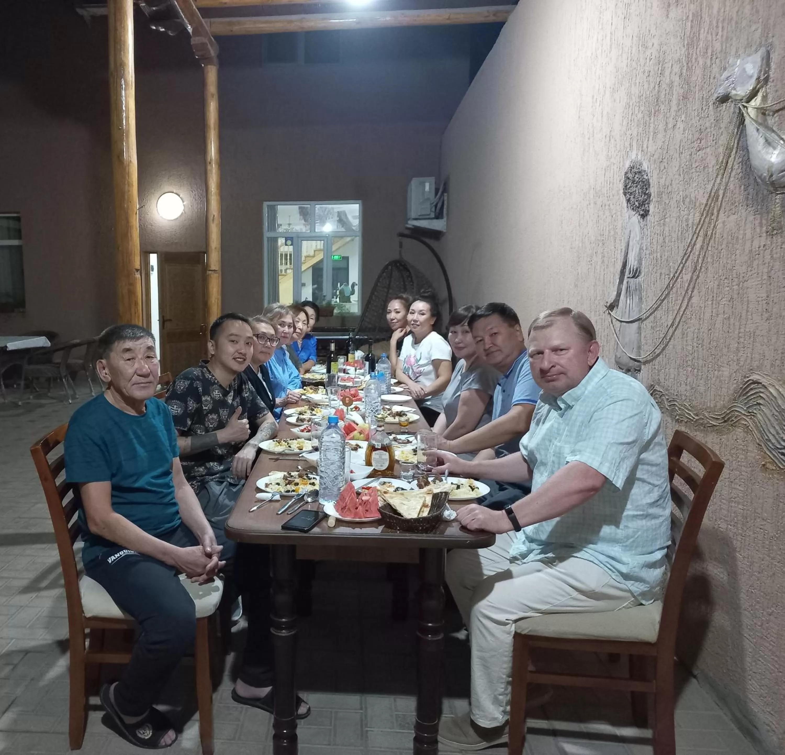 Dinner in Caravan Hotel