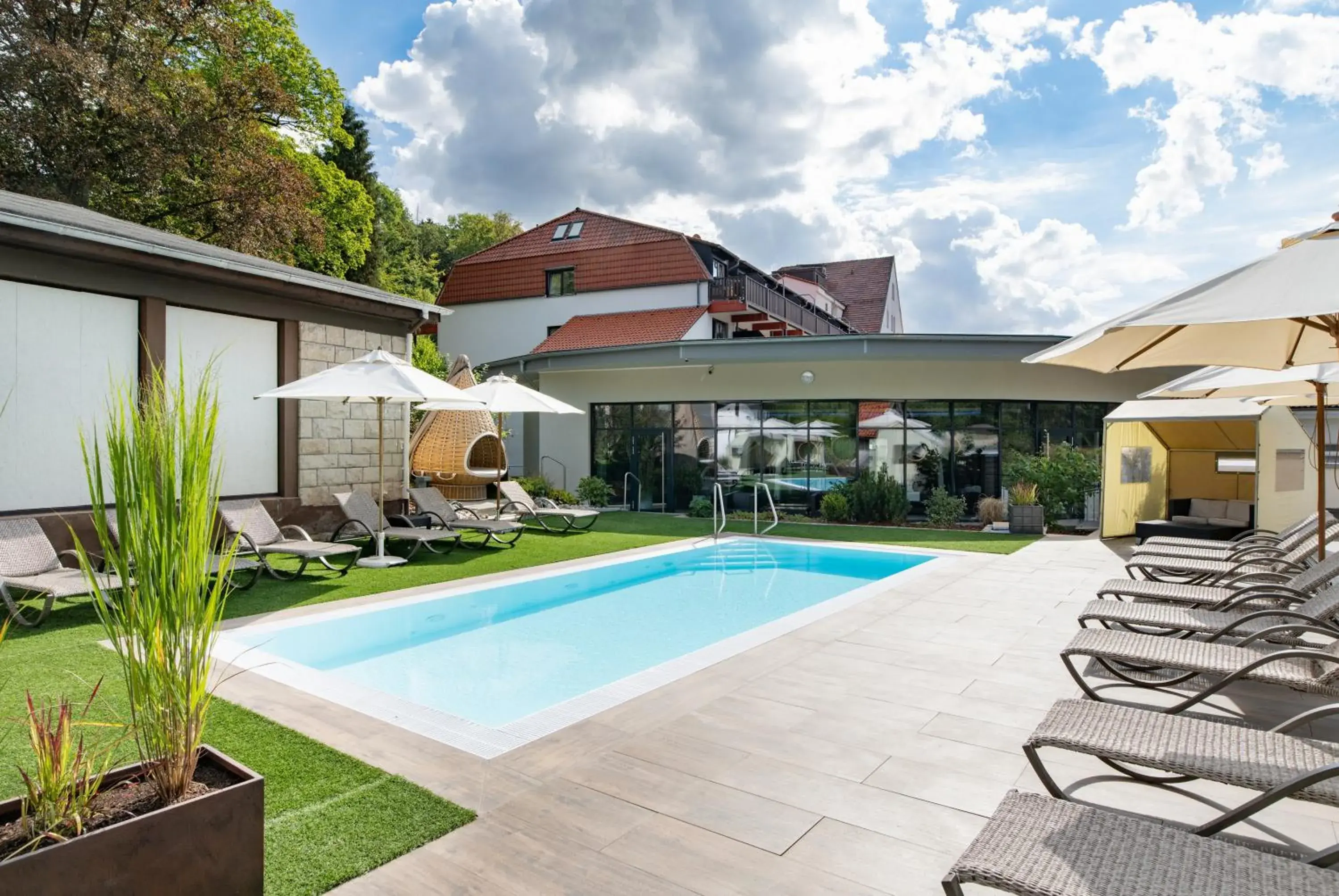 Swimming Pool in Göbel´s Vital Hotel Bad Sachsa