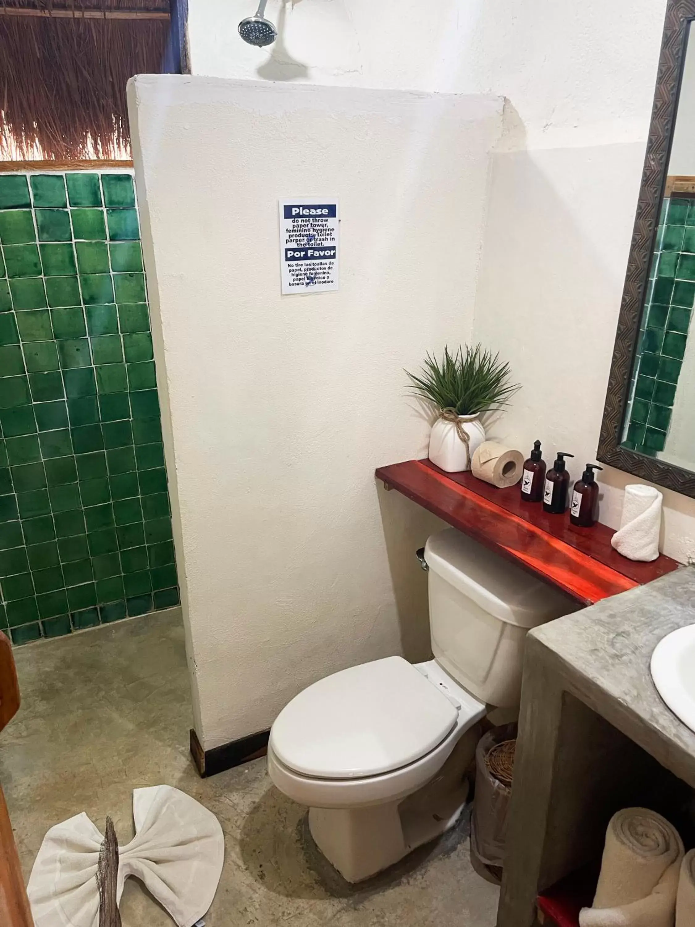 Bathroom in Sivana Tulum