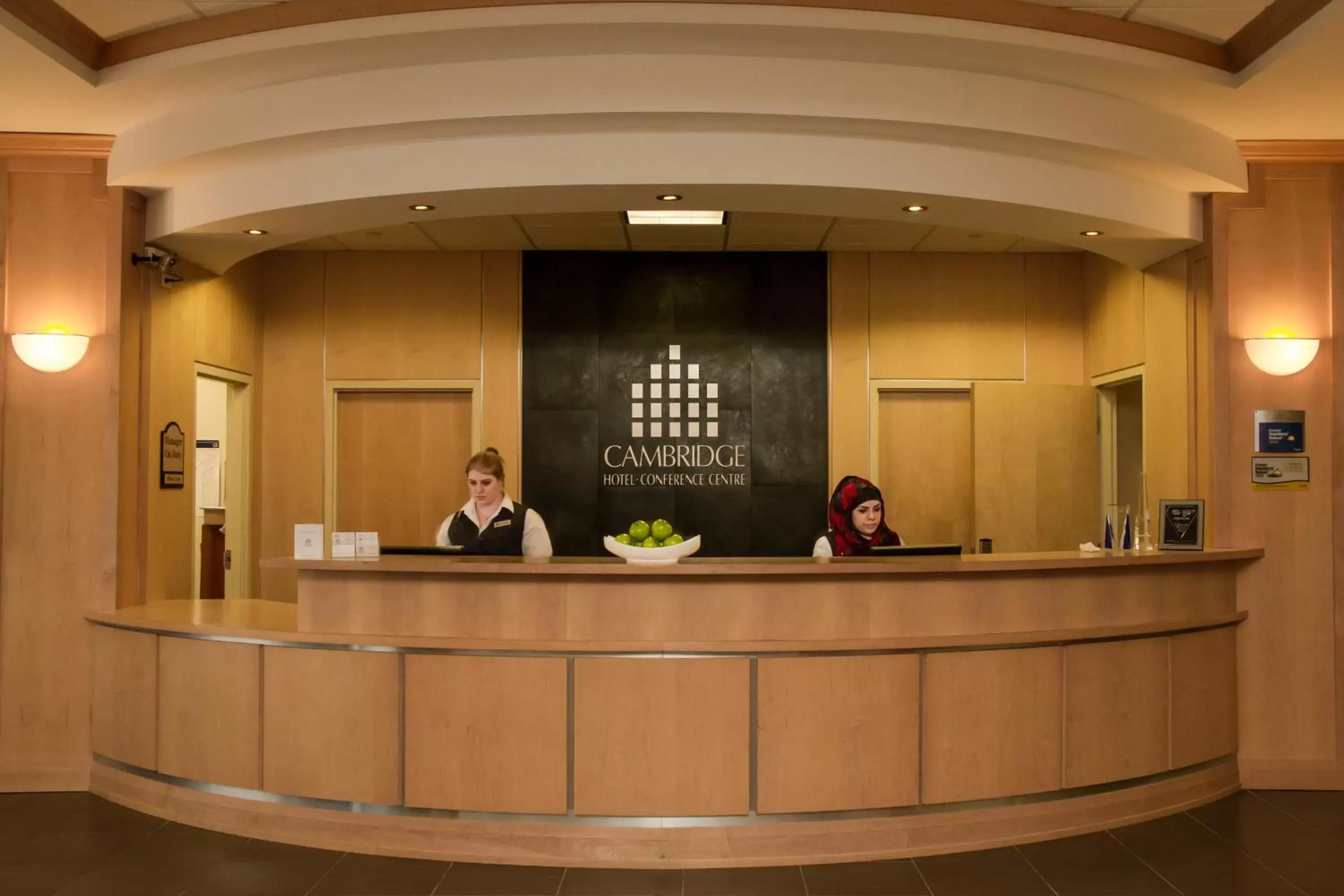 Lobby or reception, Staff in Cambridge Hotel and Conference Centre