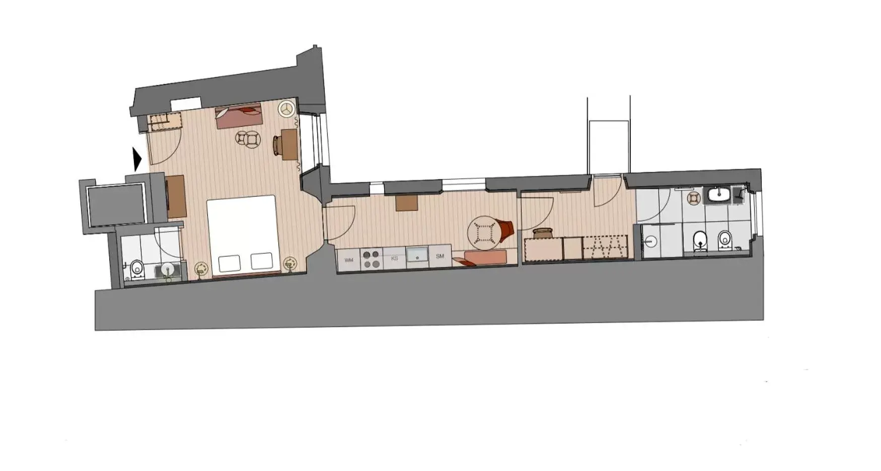 Floor Plan in Kuntino Suites