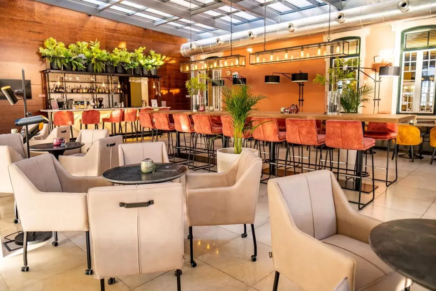 Patio, Lounge/Bar in Monte Real - Hotel, Termas & Spa