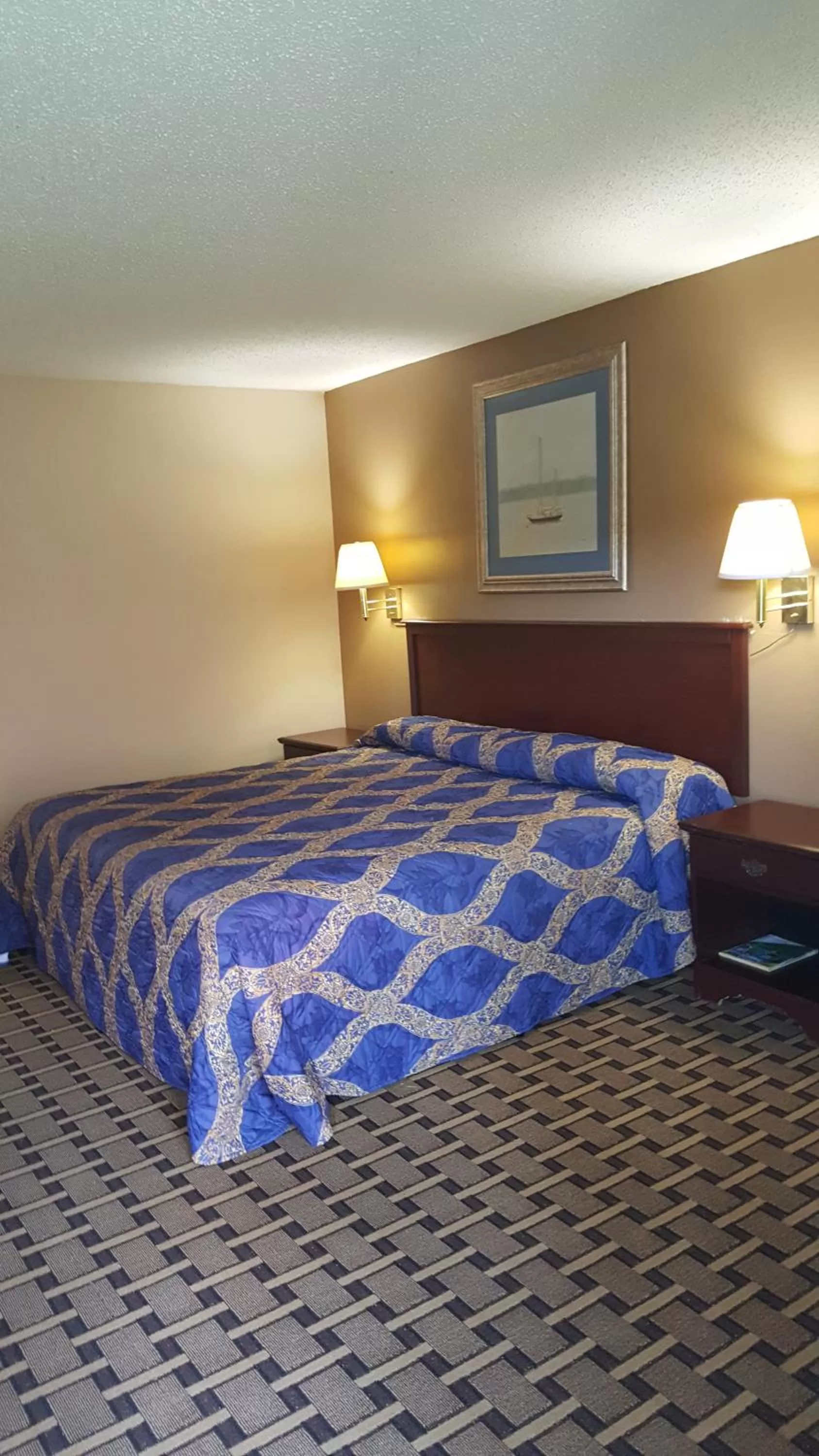 Bed in Red Carpet Inn Kinston