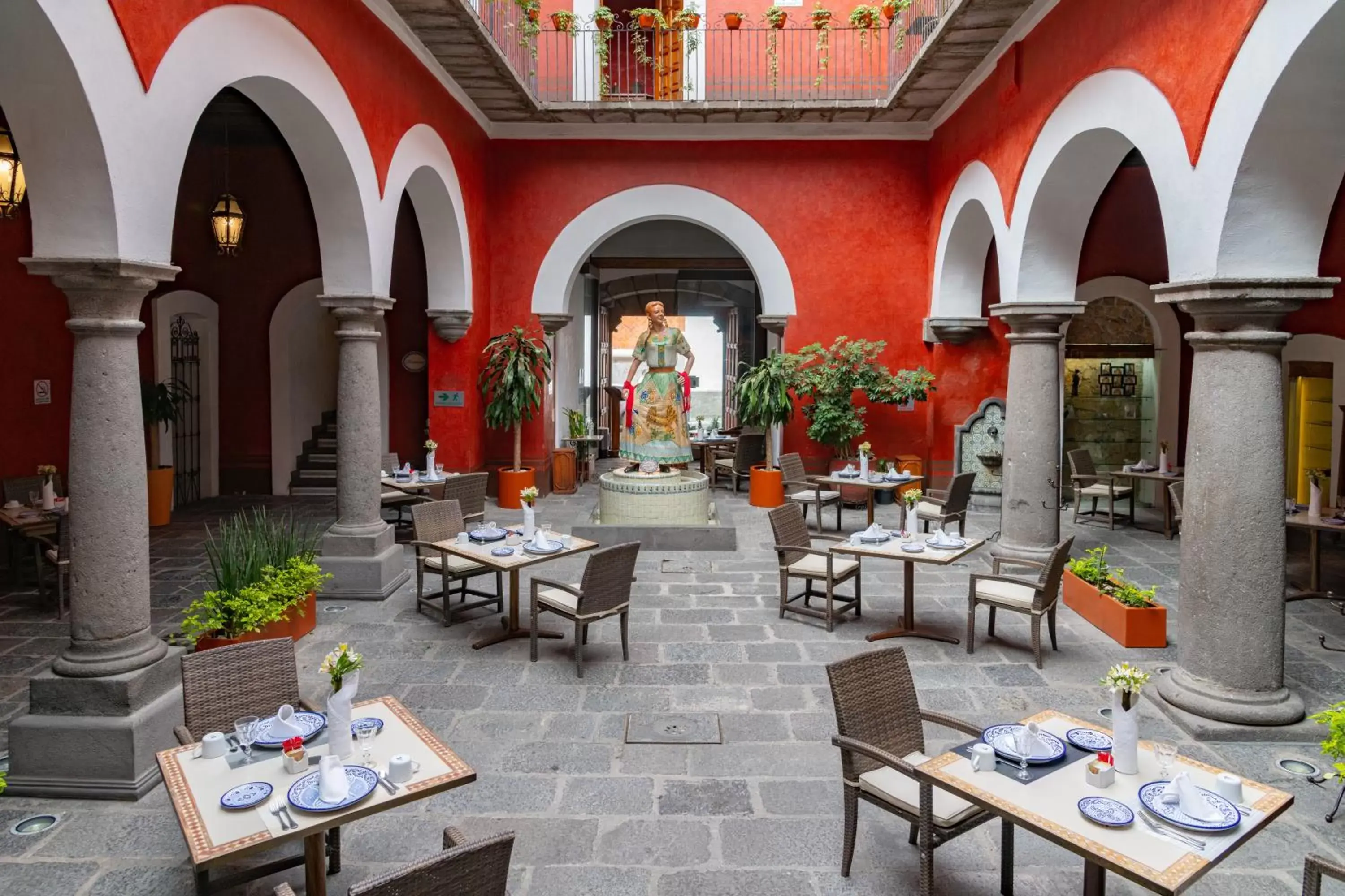 Restaurant/Places to Eat in Hotel Boutique Casona de la China Poblana - Adults Only