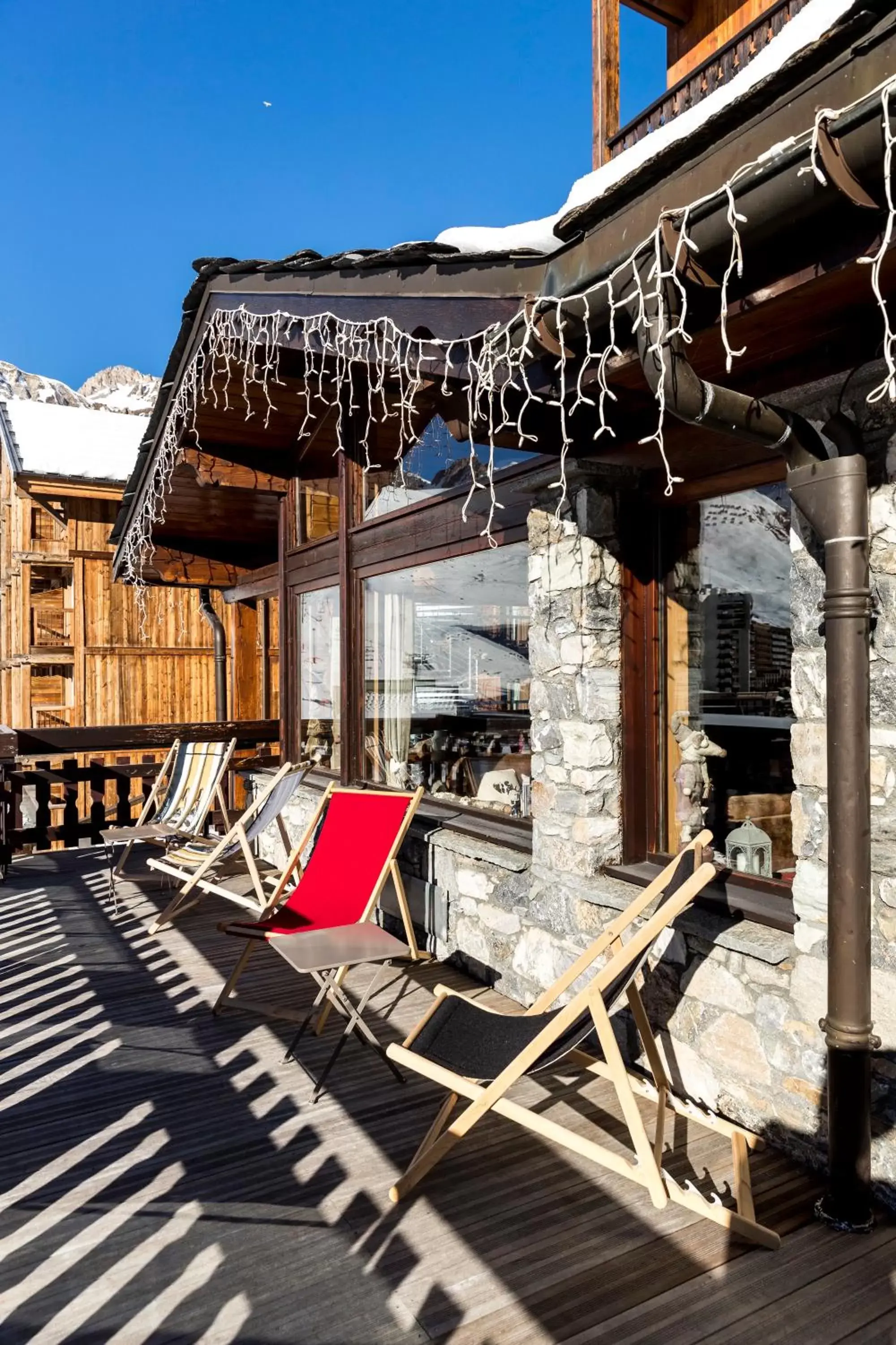 Balcony/Terrace in Hôtel les Campanules by Les Etincelles