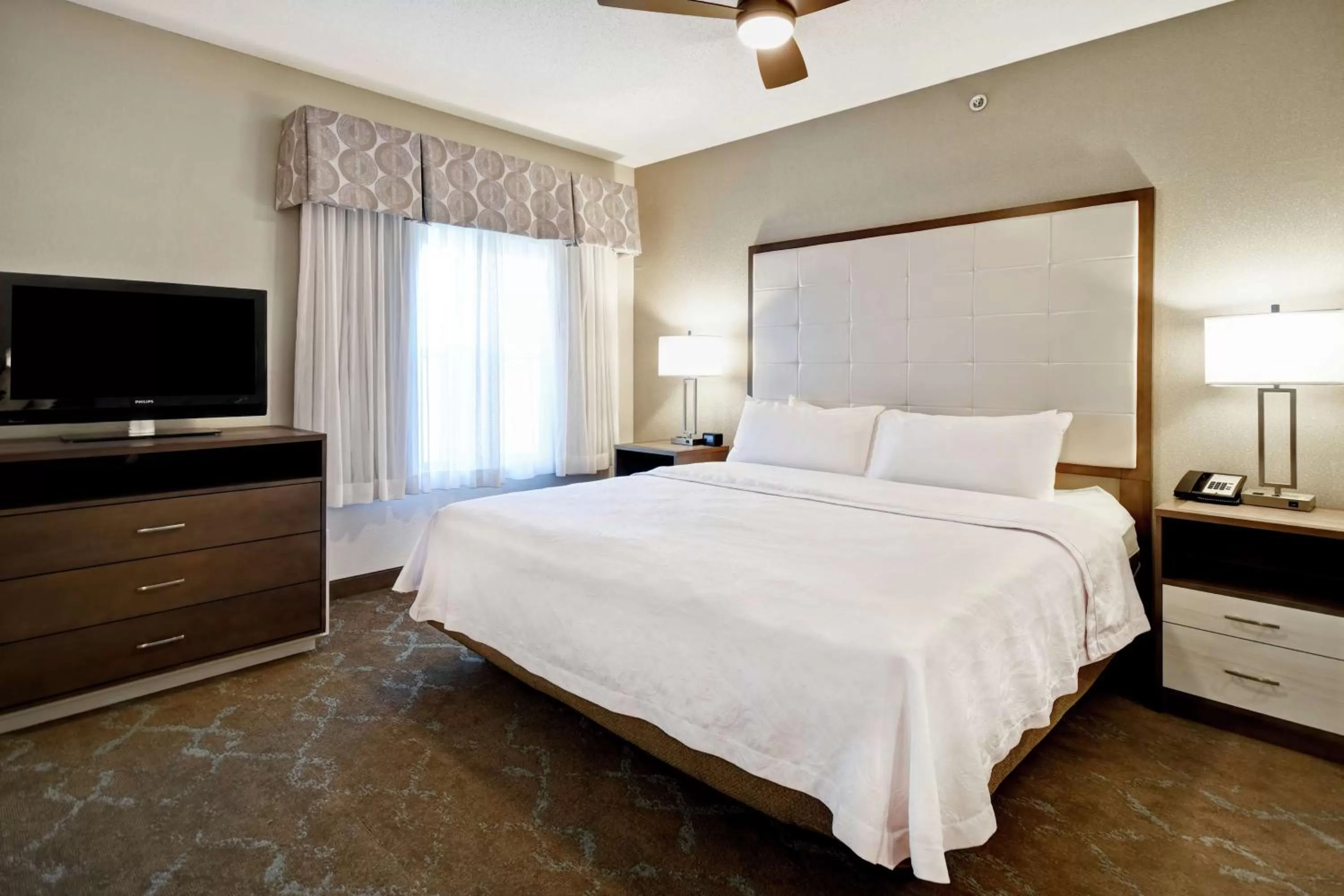 Bed in Homewood Suites by Hilton Dover