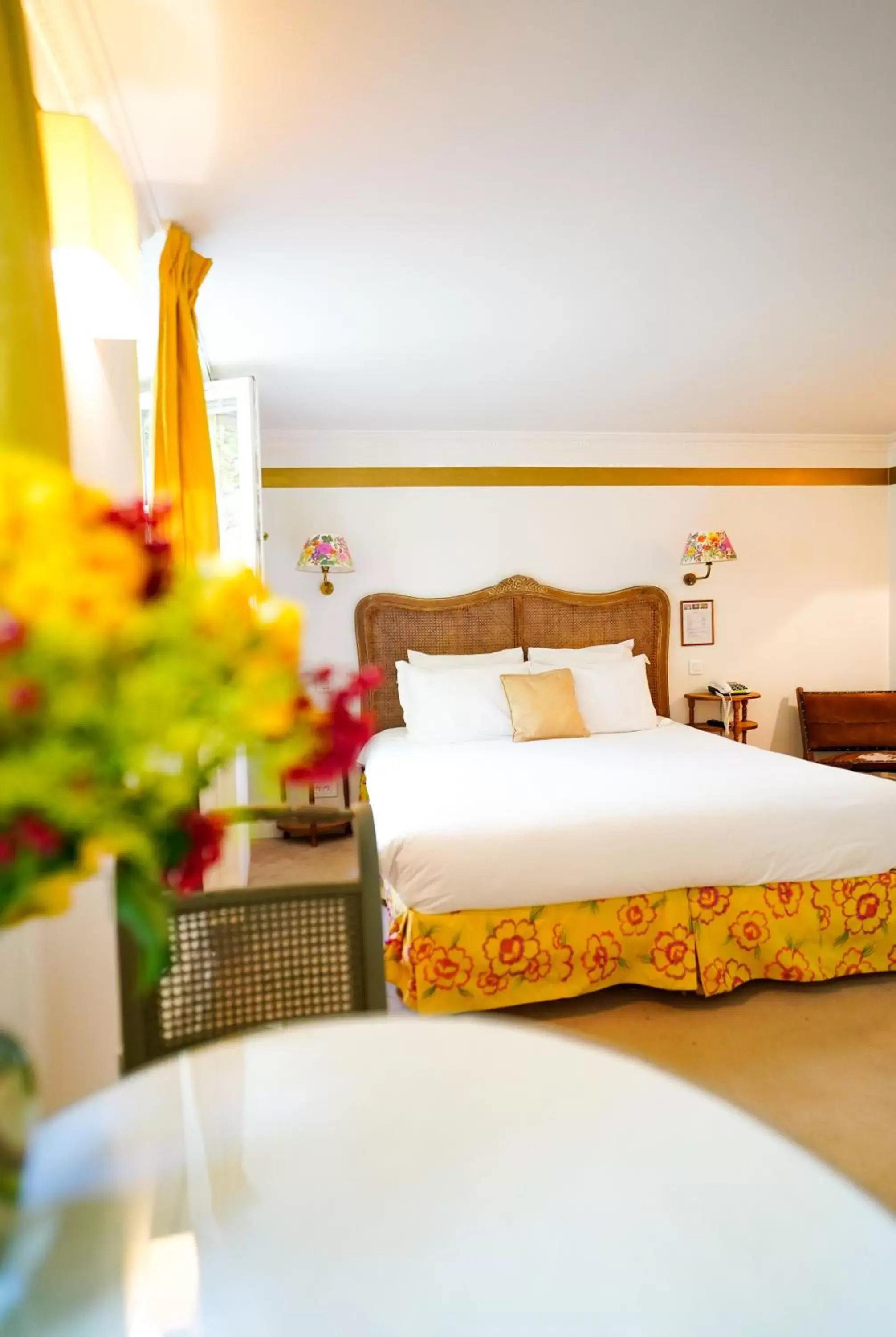 Bedroom, Bed in Villa Escudier