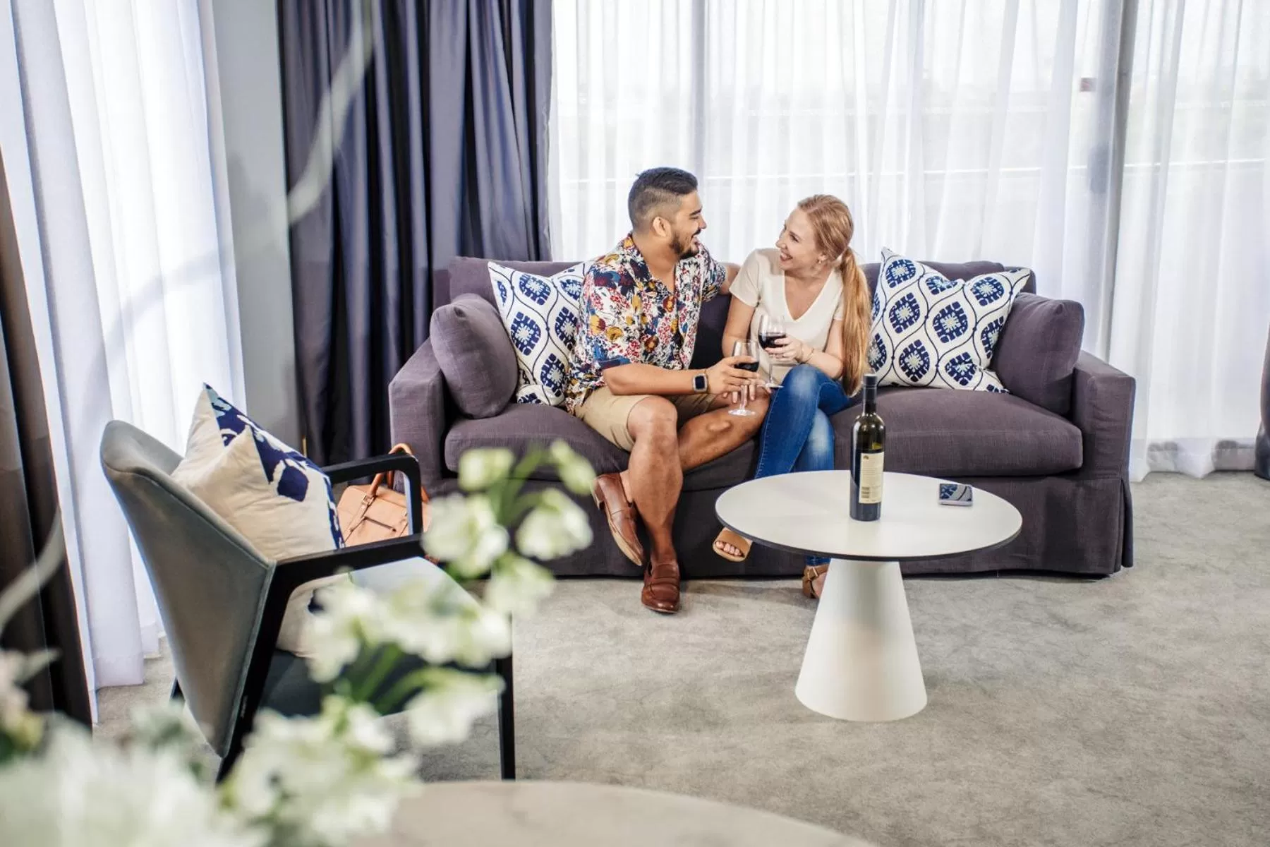 Living room in Mercure Brisbane Spring Hill